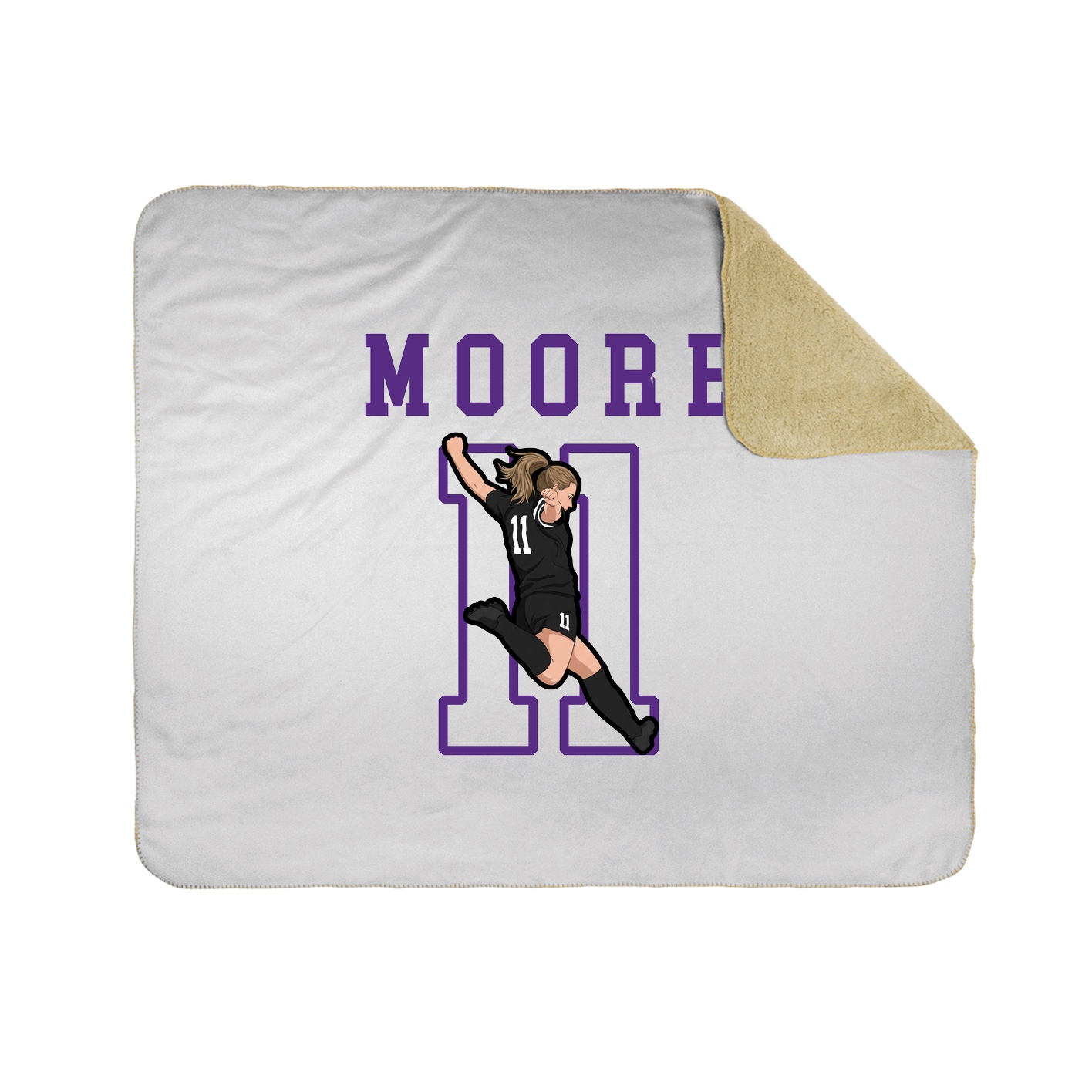 Throw Blanket — Shirsey in White