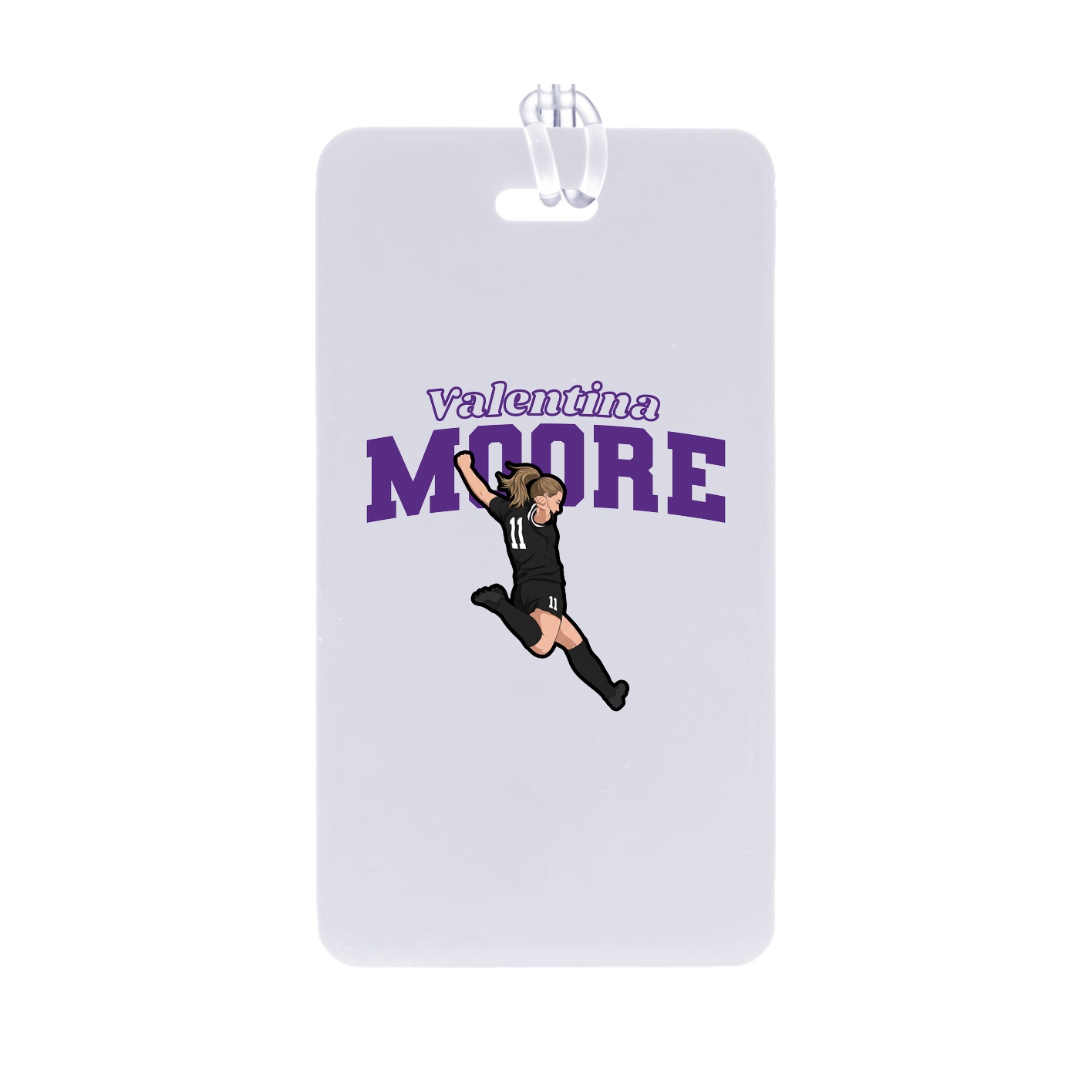 Bag Tag — Name Arch in Classic