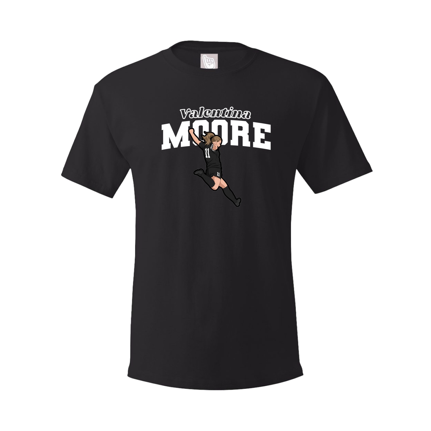 Youth Tee — Name Arch in Black