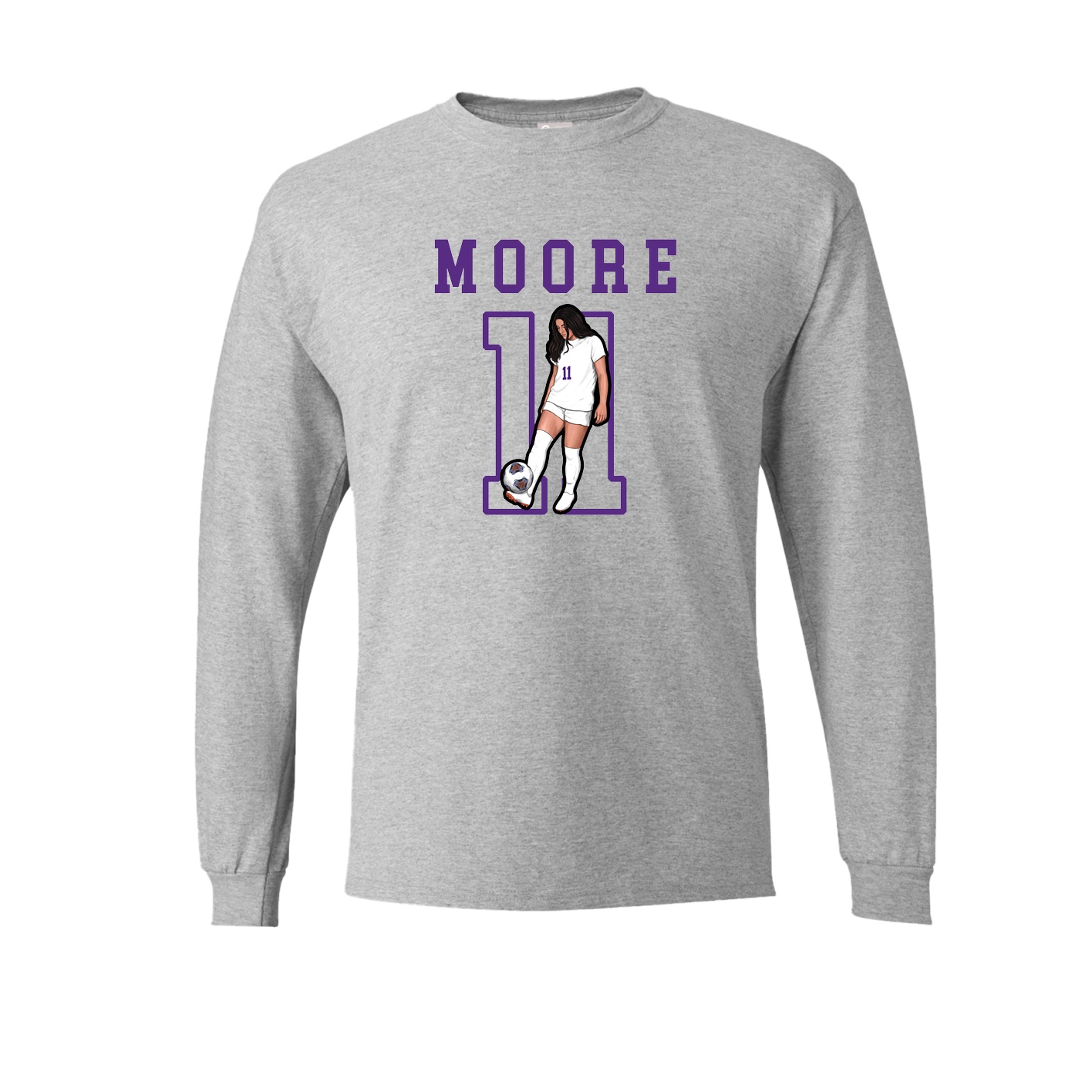Long Sleeve Tee — Shirsey in Grey