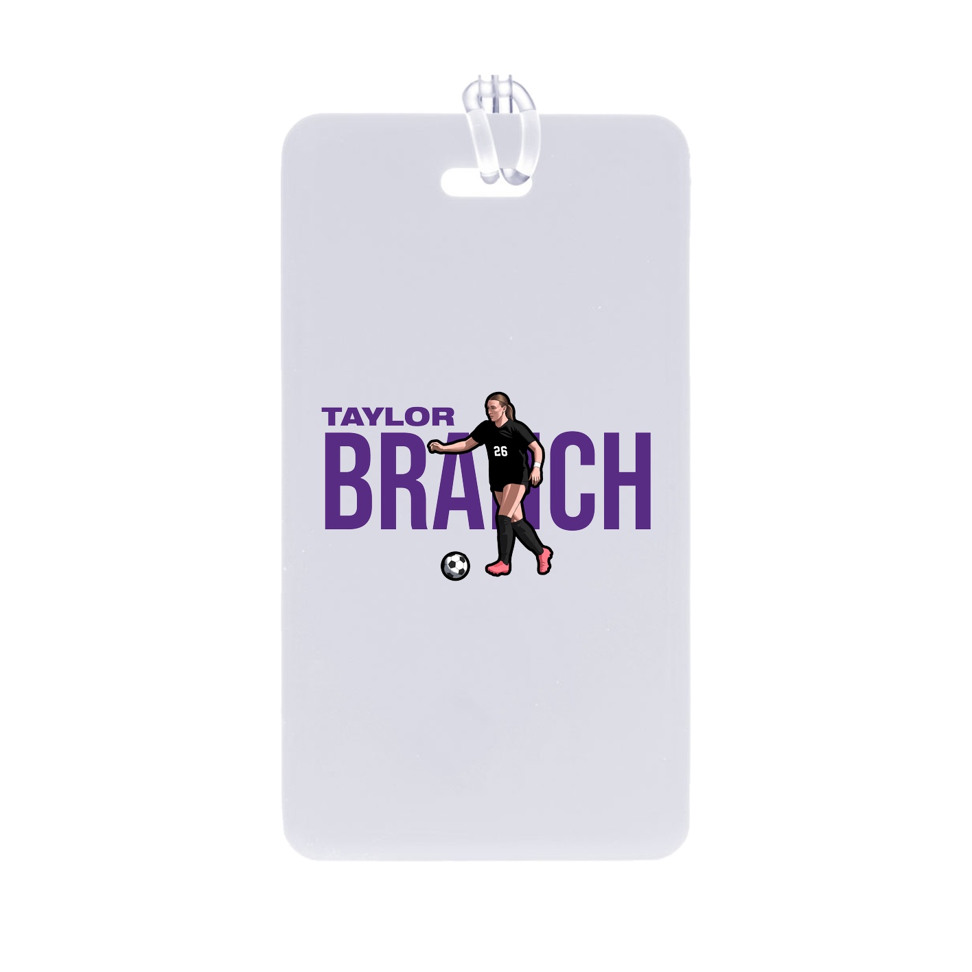 Bag Tag — Player Name in Classic