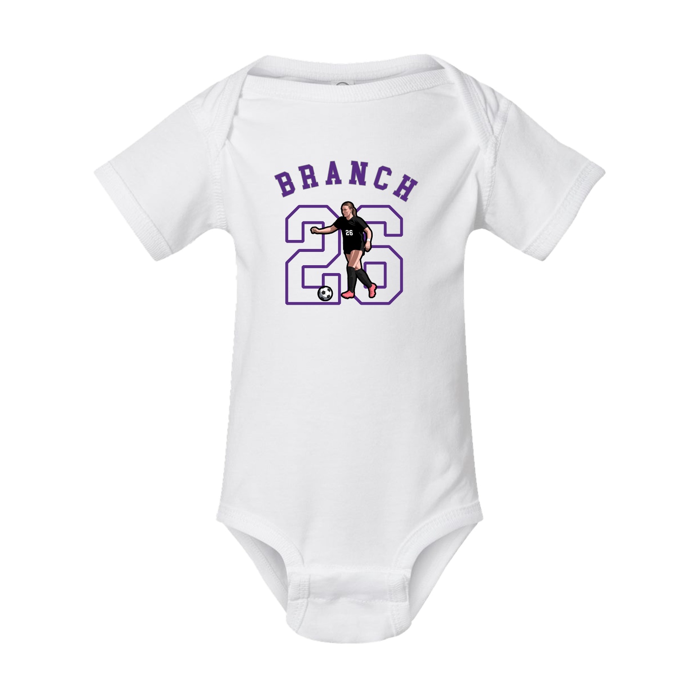 Baby Onesie — Shirsey Arch in White