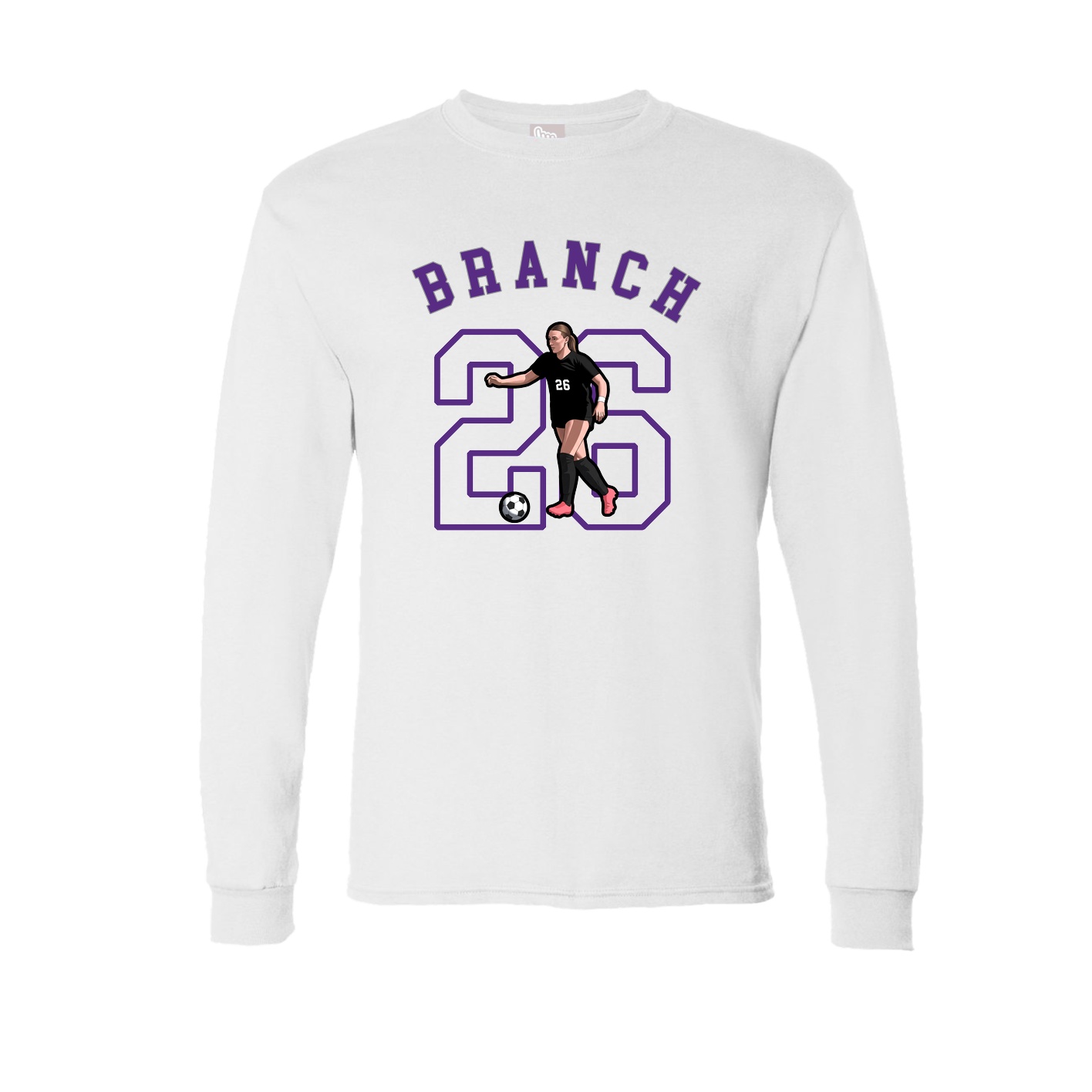 Long Sleeve Tee — Shirsey Arch in White