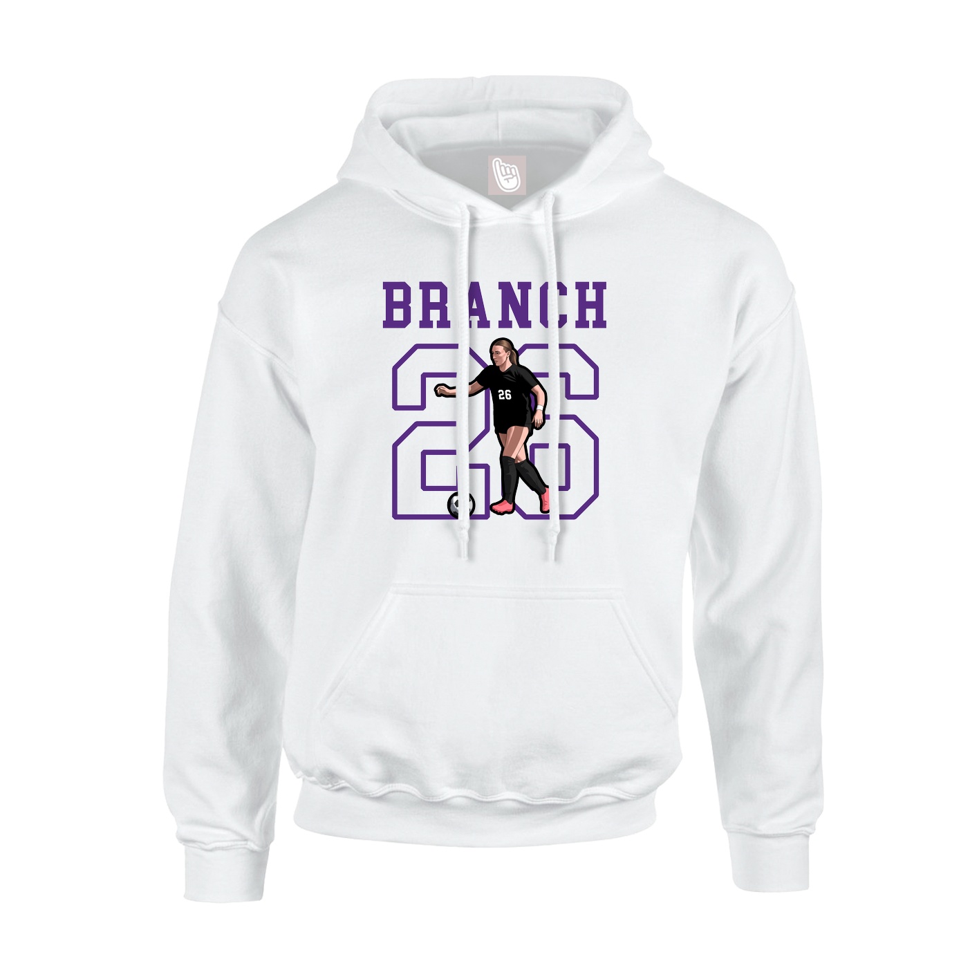 Youth Hoodie — Shirsey in White
