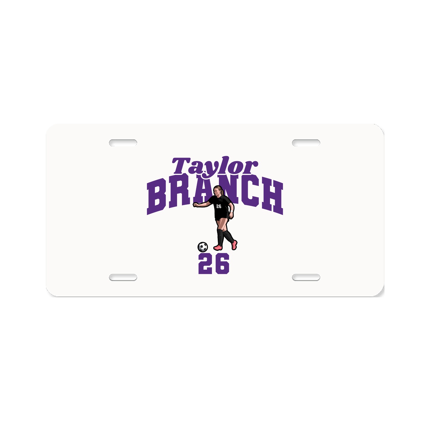 License Plate — Signature Arch in Classic