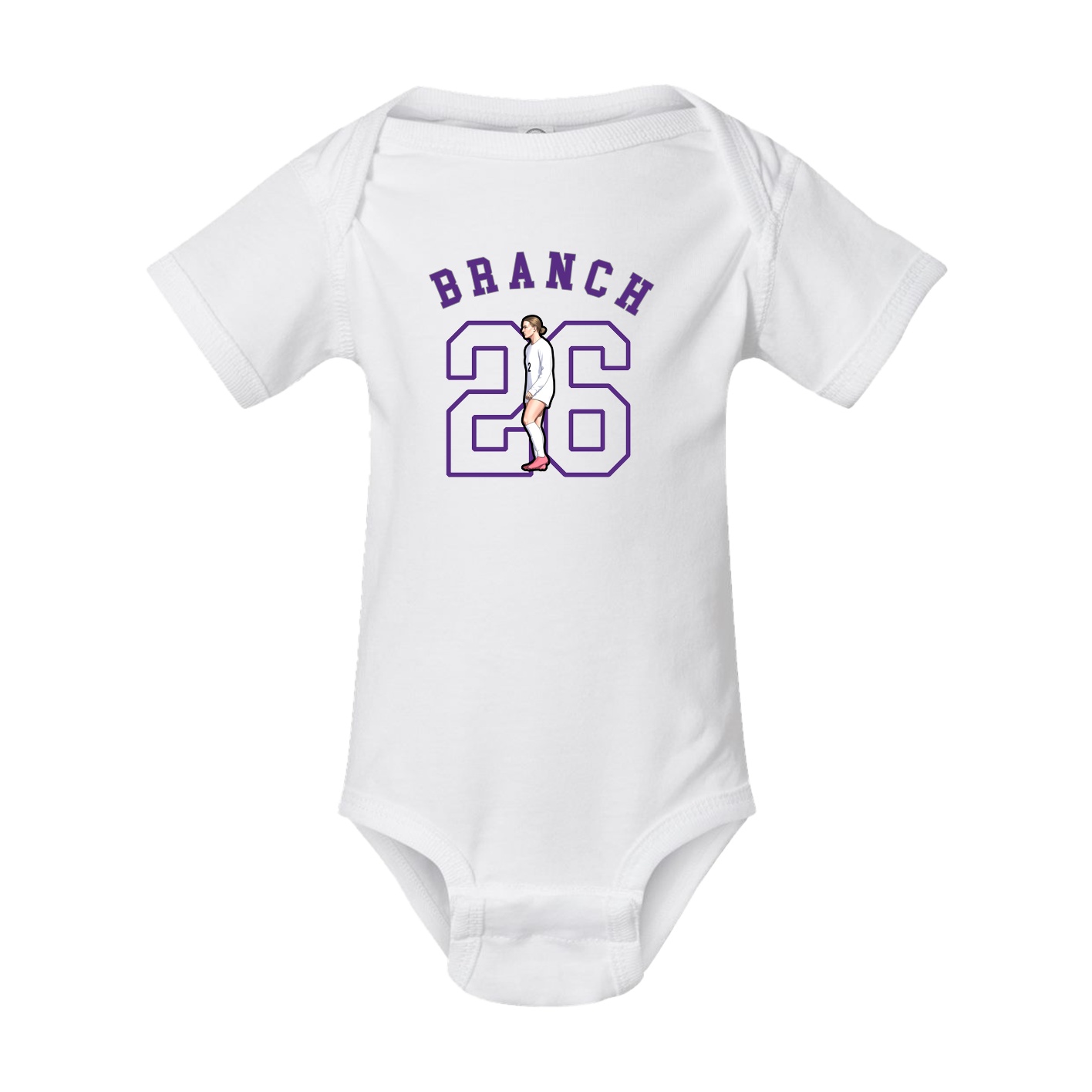 Baby Onesie — Shirsey Arch in White