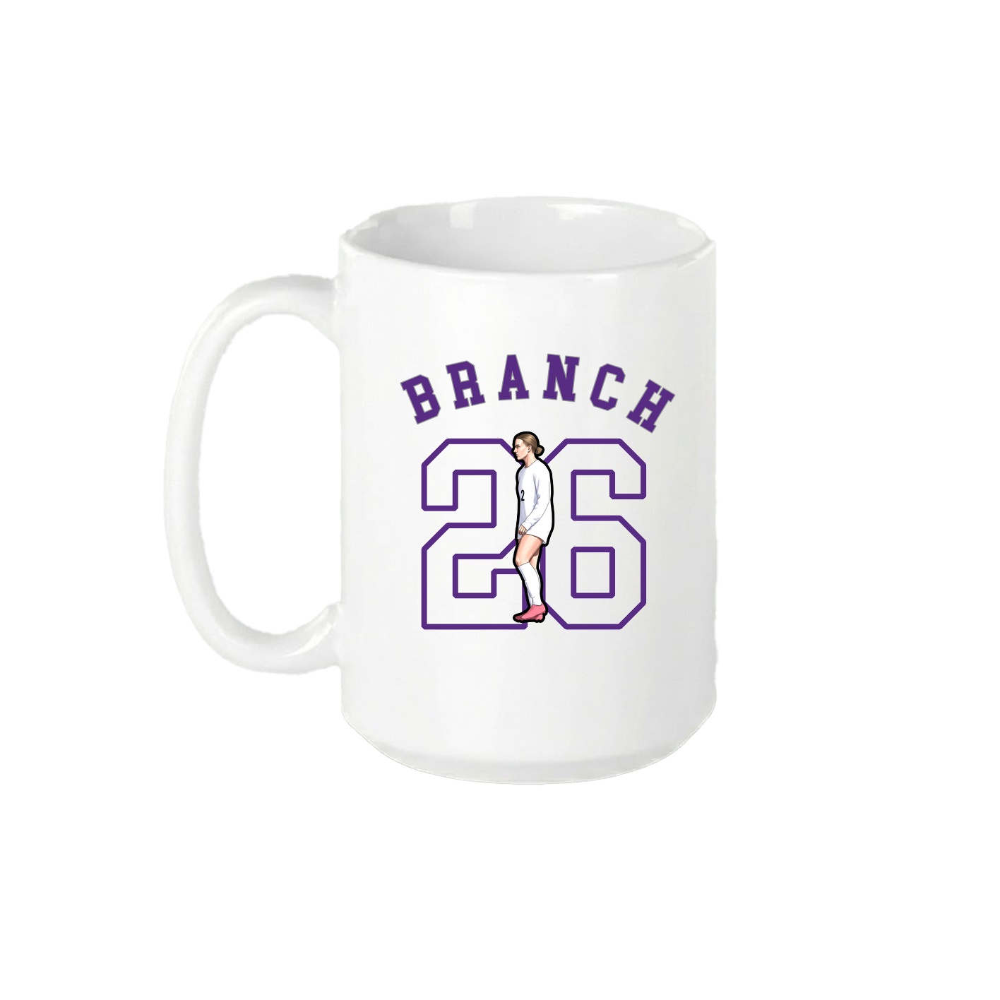 15oz Coffee Mug — Shirsey Arch in White