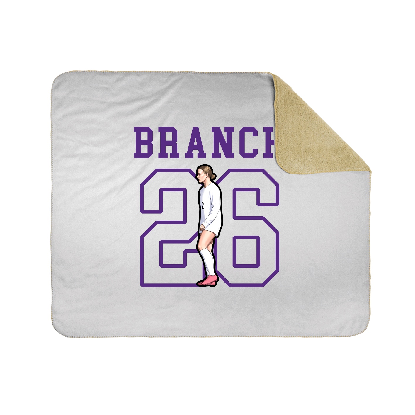 Throw Blanket — Shirsey in White