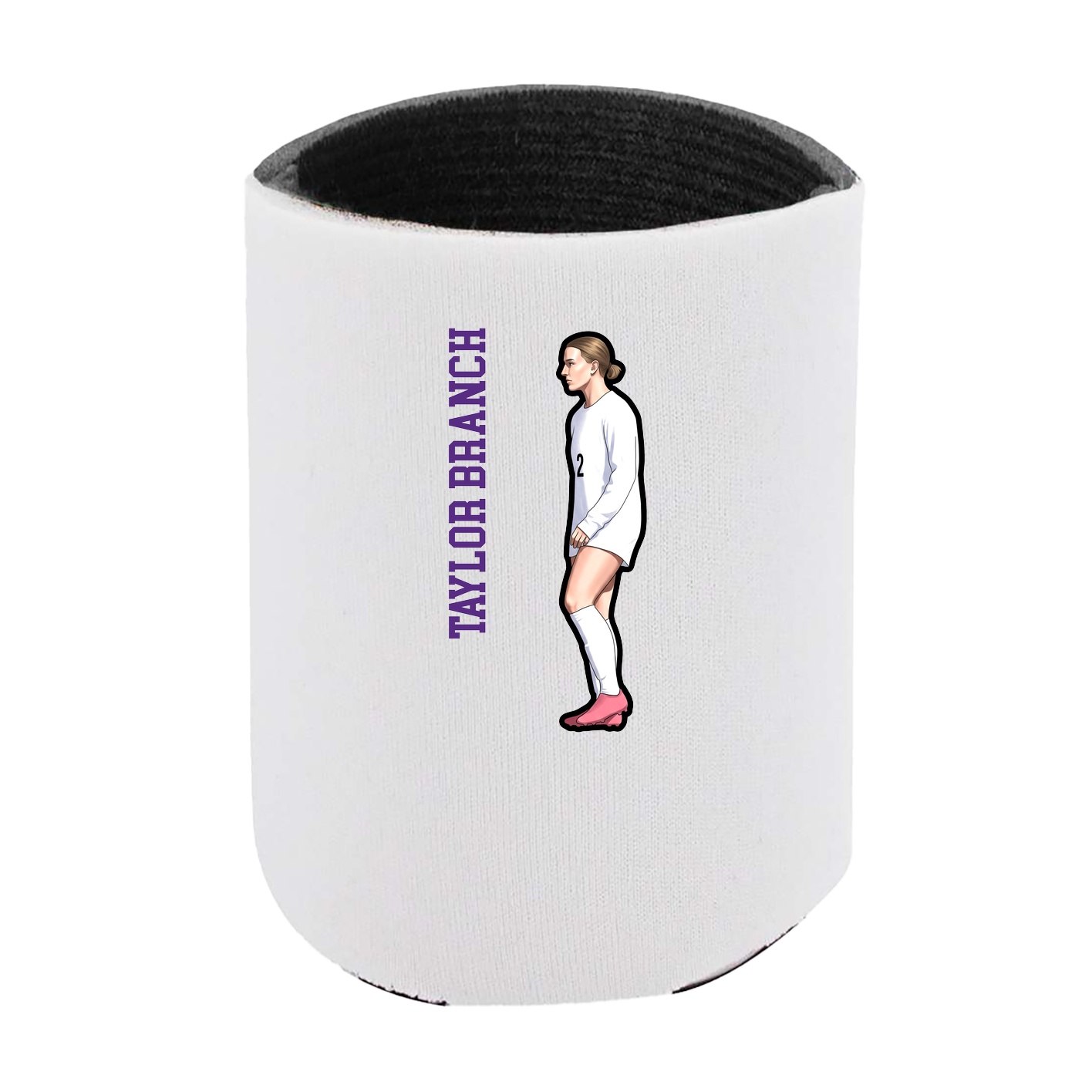 Can Holder — Name Vertical in White