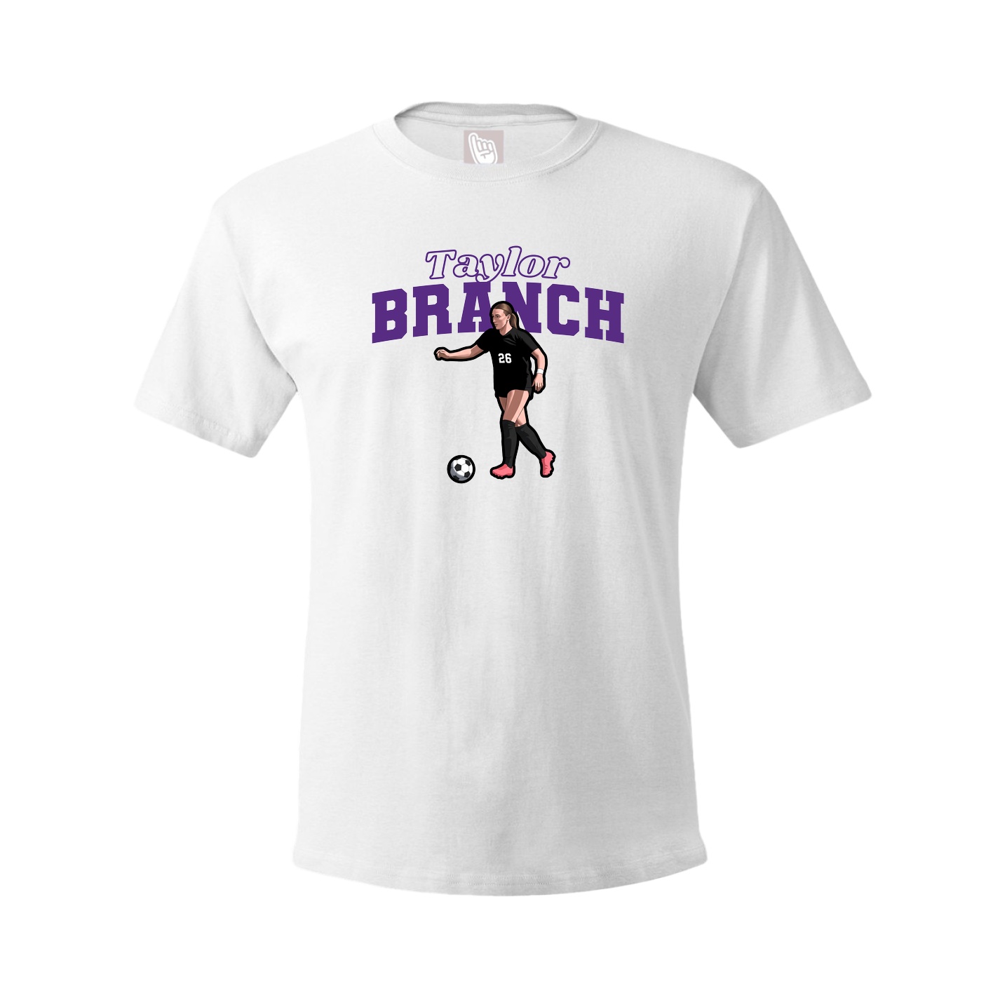 Tee — Name Arch in White