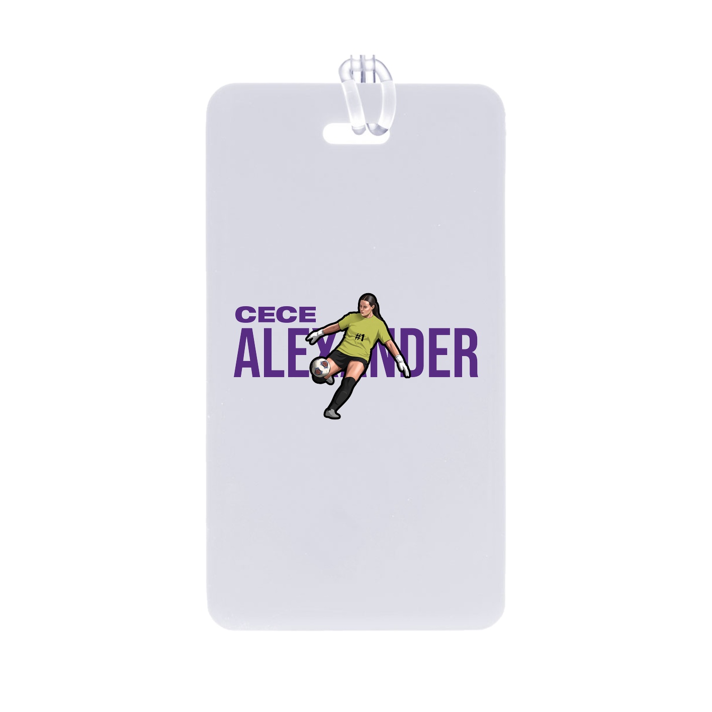 Bag Tag — Player Name in Classic
