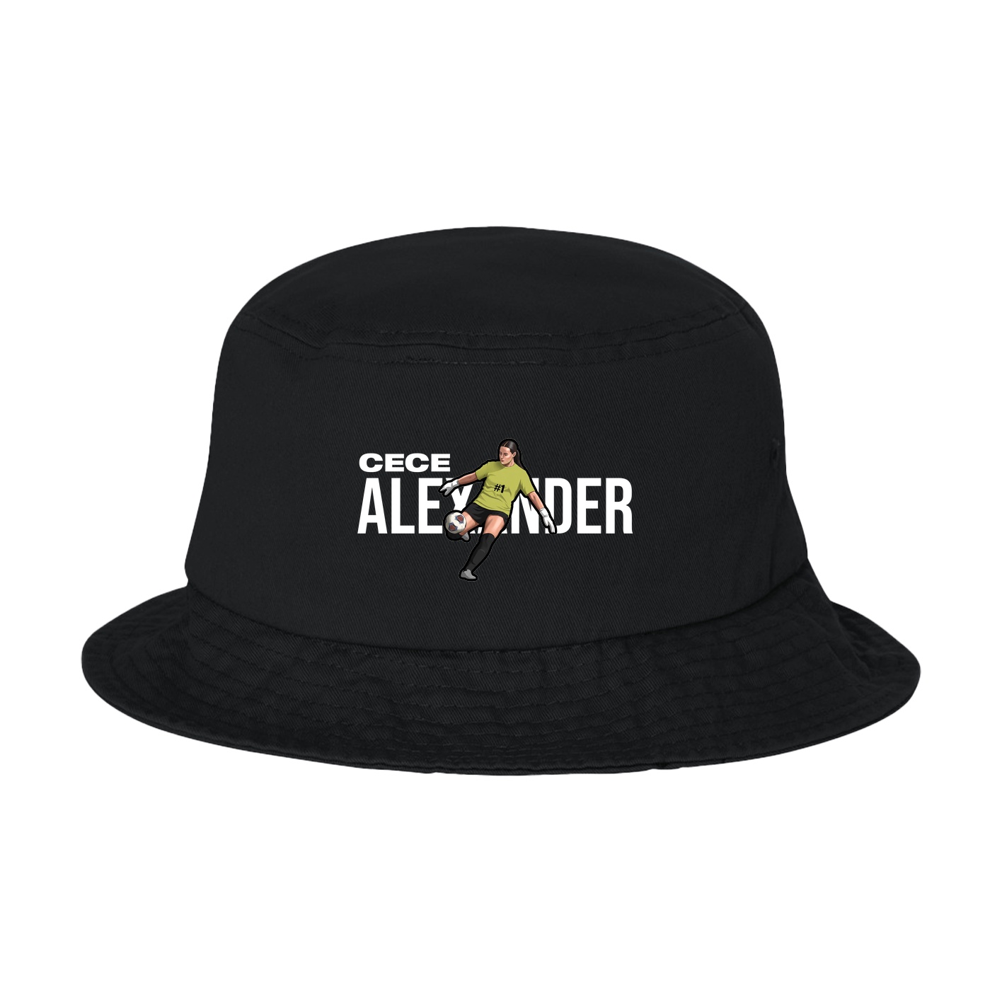 Bucket Cap — Player Name in Black