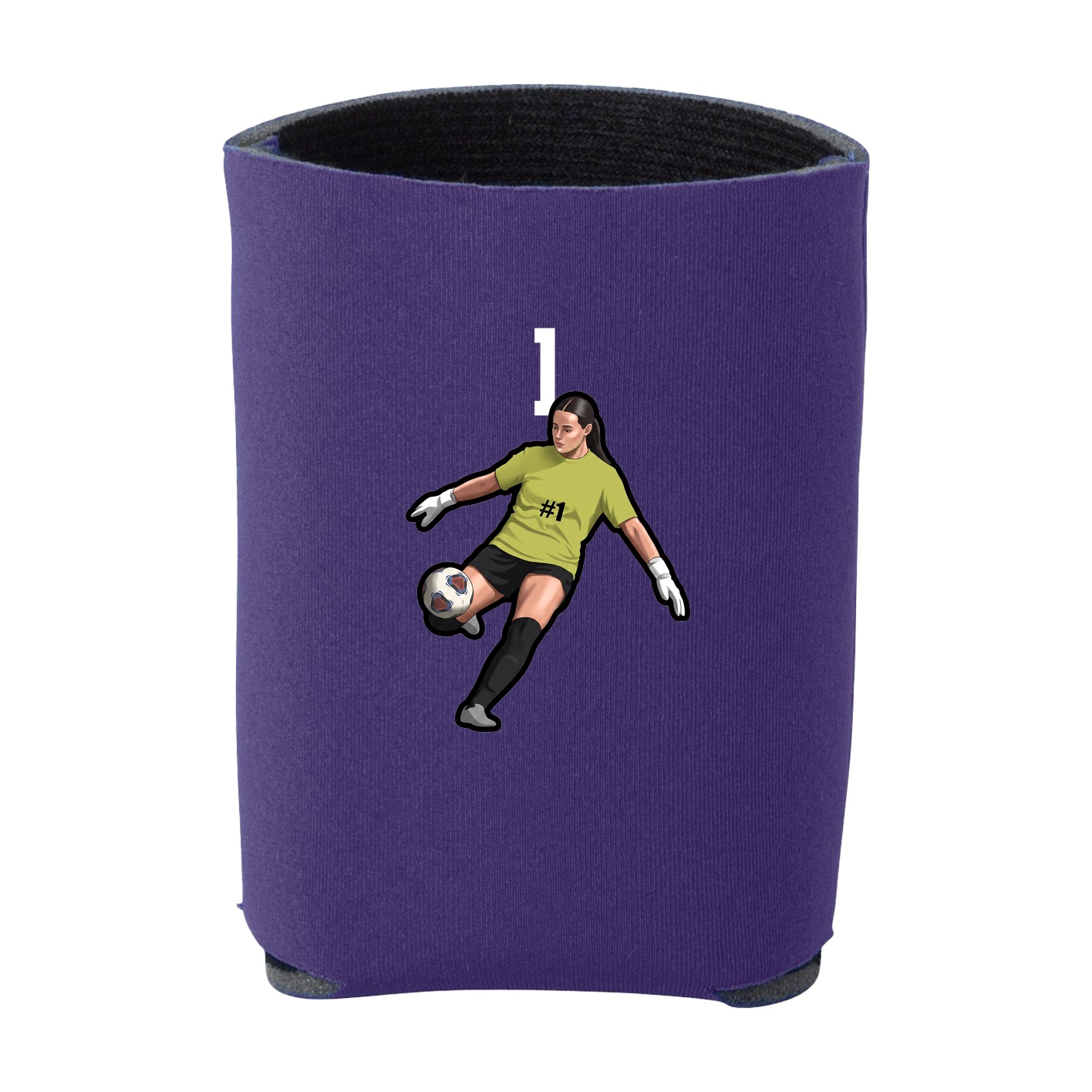 Can Holder — Number Top in Purple