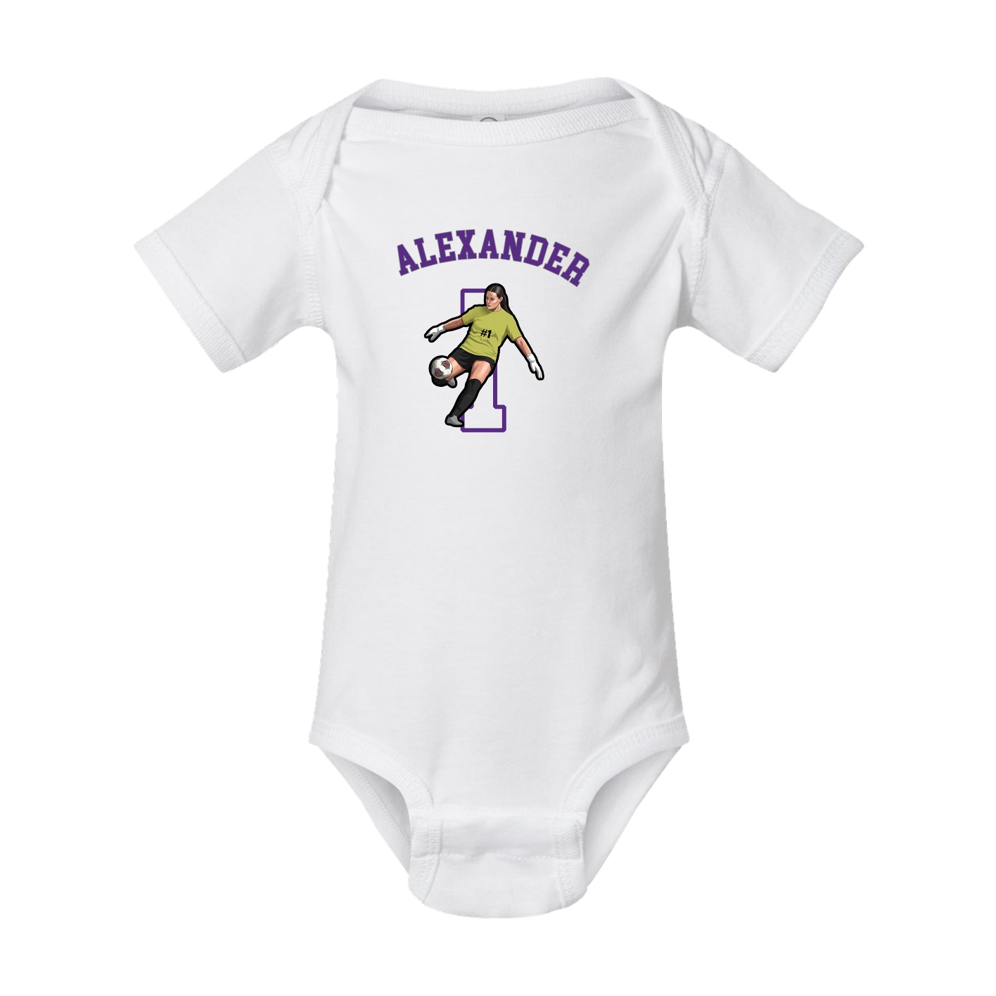 Baby Onesie — Shirsey Arch in White