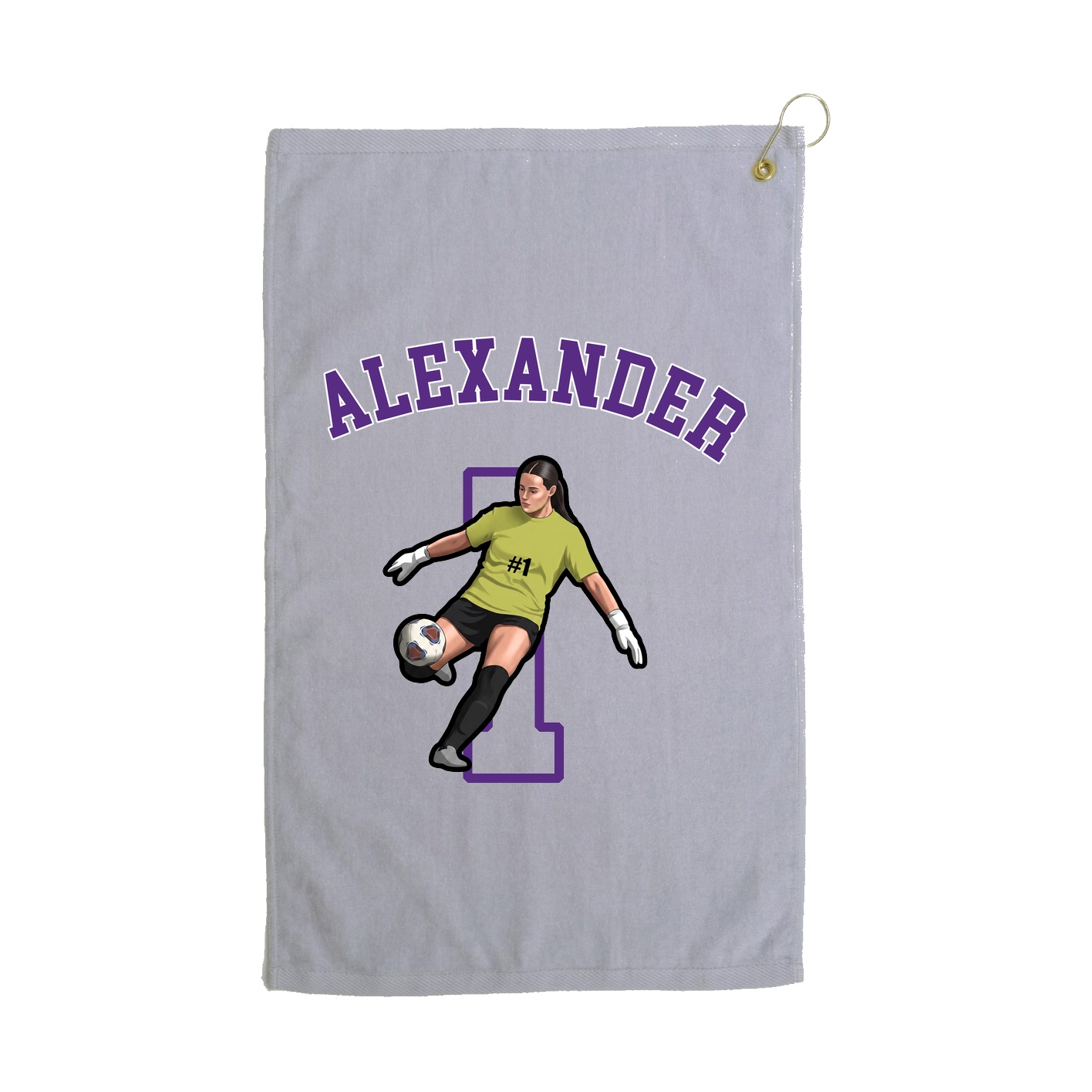Golf Towel — Shirsey Arch in Grey