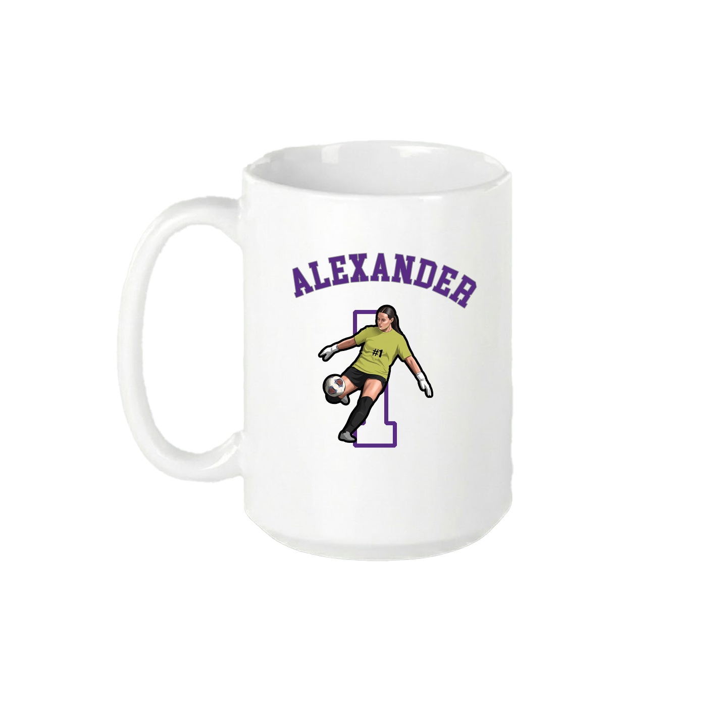 15oz Coffee Mug — Shirsey Arch in White