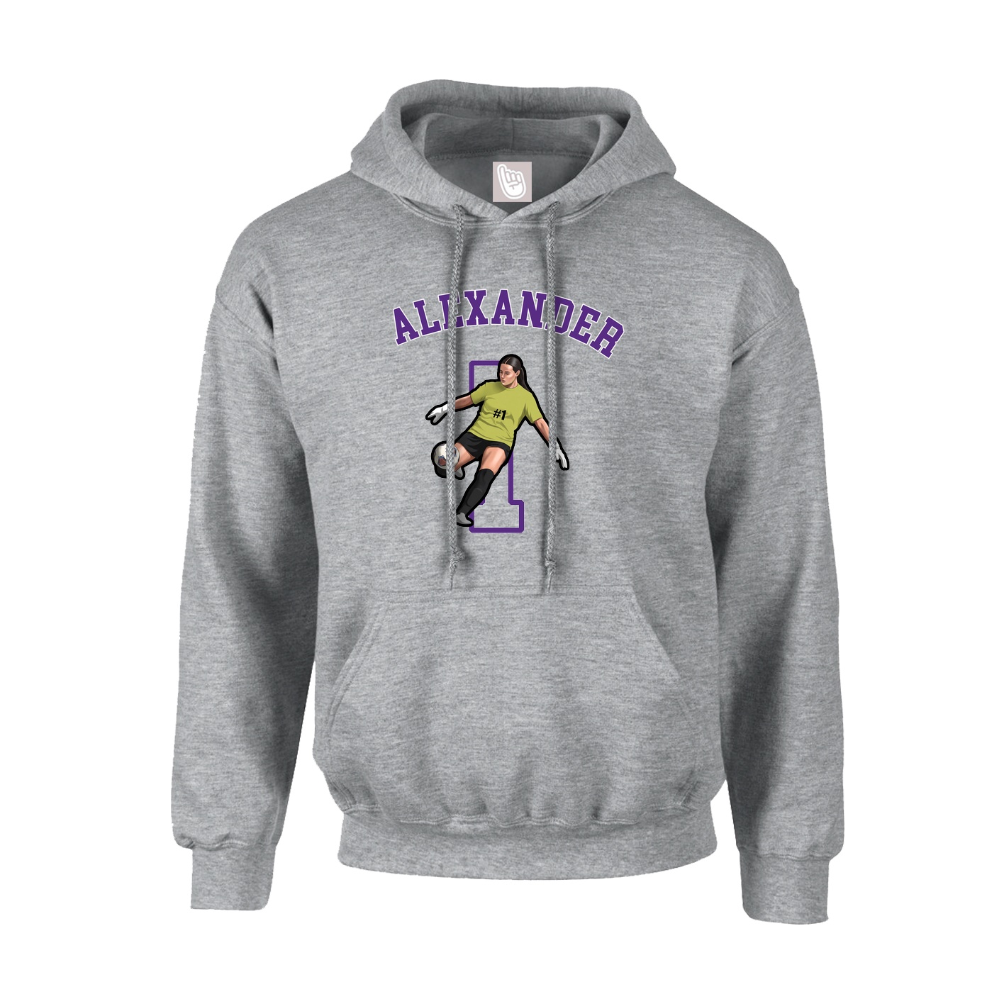 Hoodie — Shirsey Arch in Grey