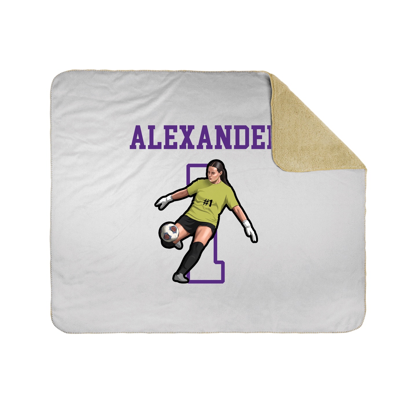 Throw Blanket — Shirsey in White