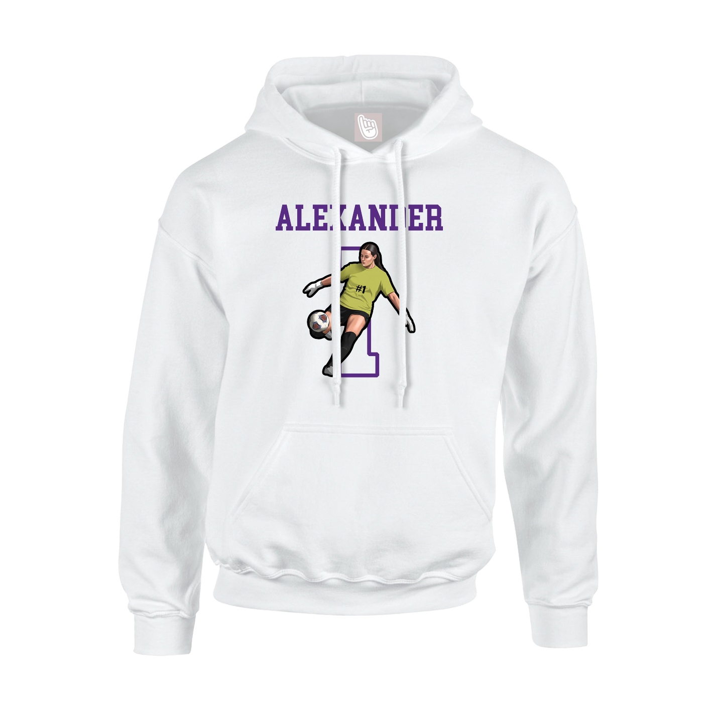 Youth Hoodie — Shirsey in White