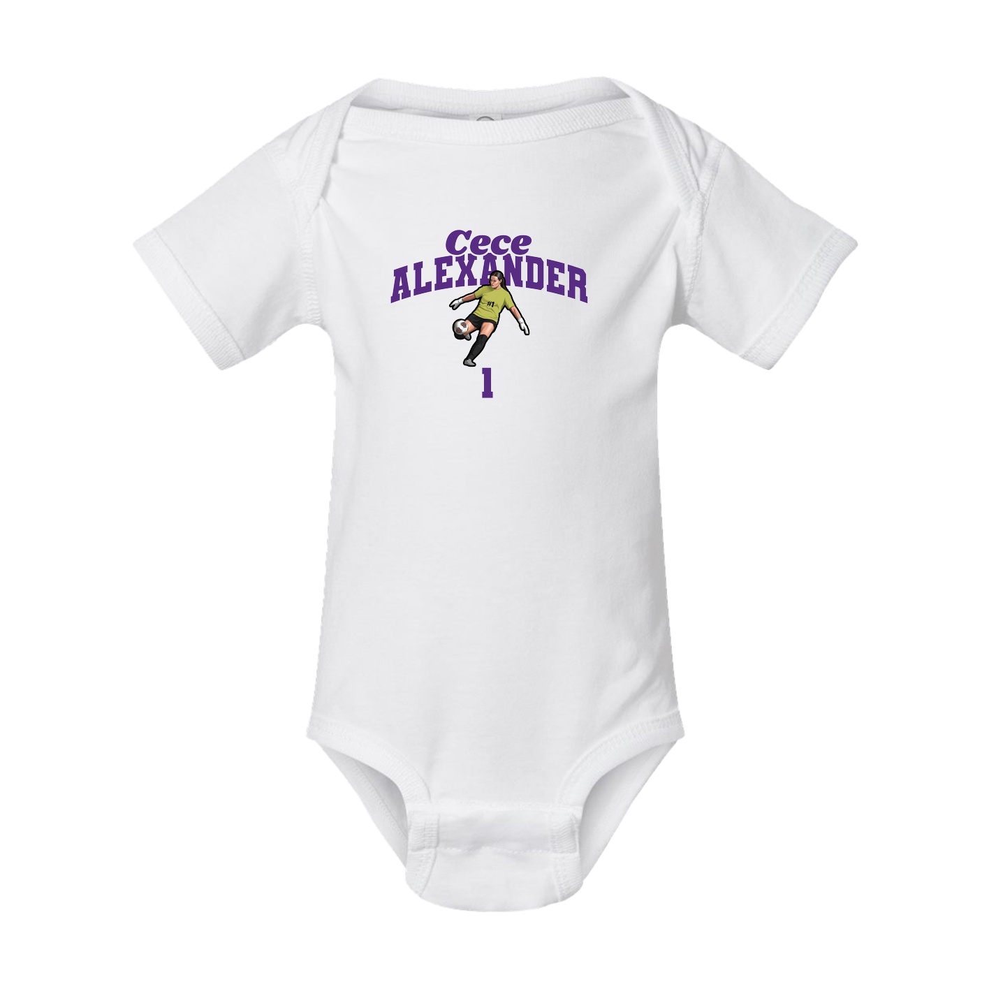 Baby Onesie — Signature Arch in White