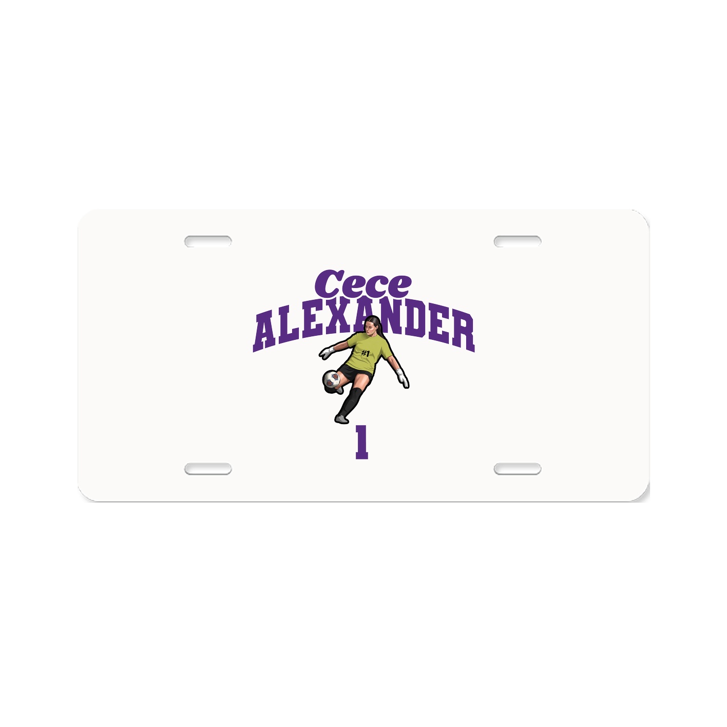 License Plate — Signature Arch in Classic