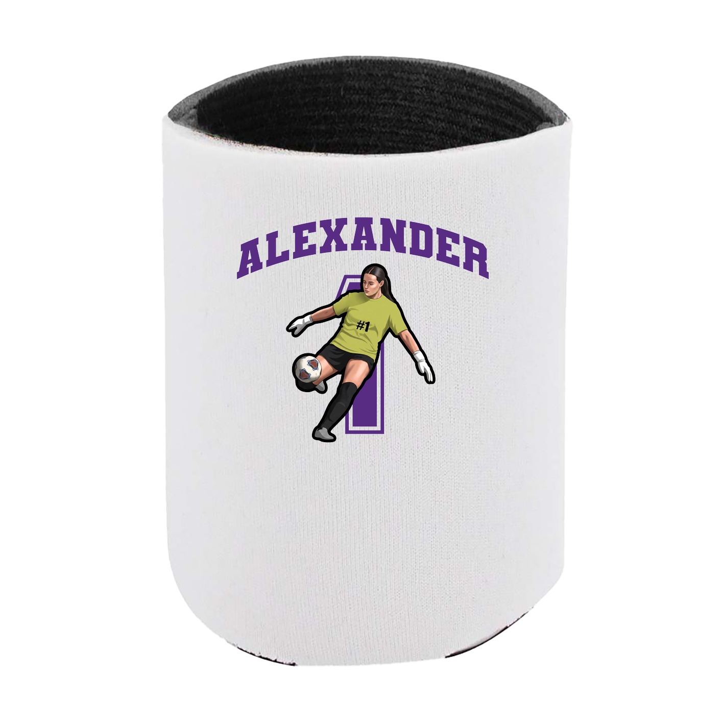 Can Holder — Number in White