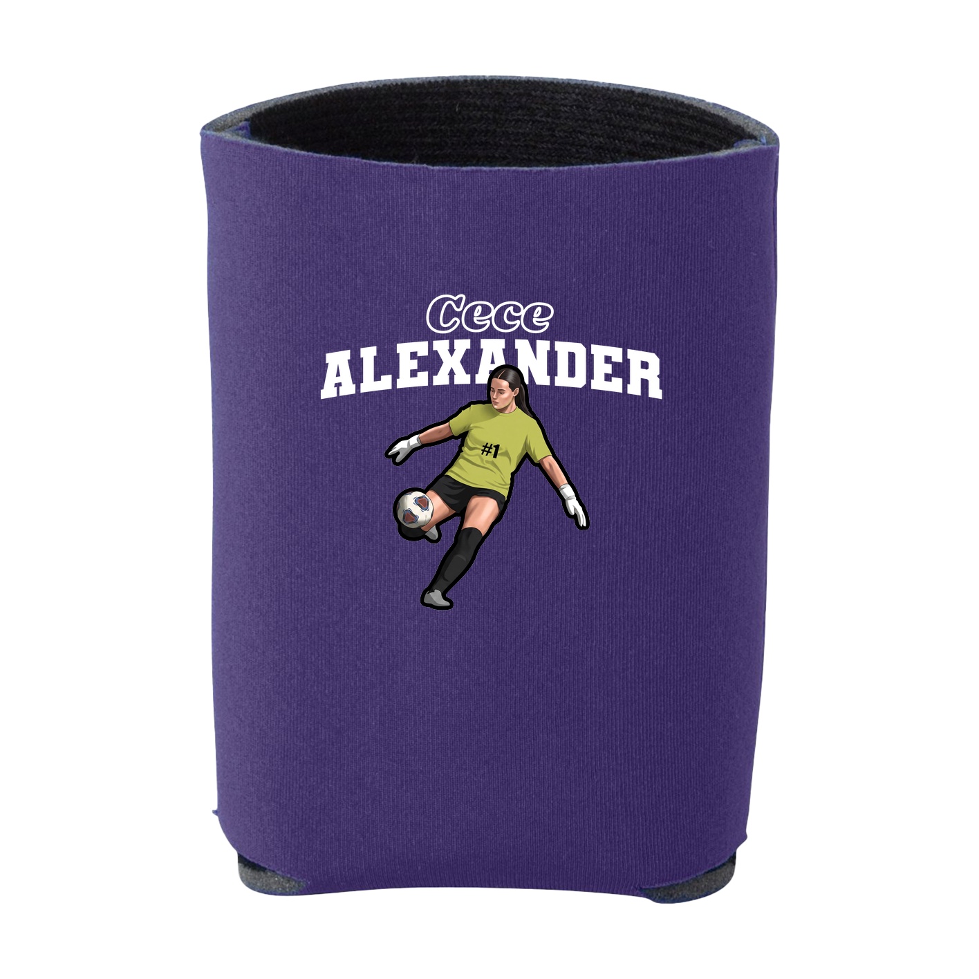 Can Holder — Name Arch in Purple