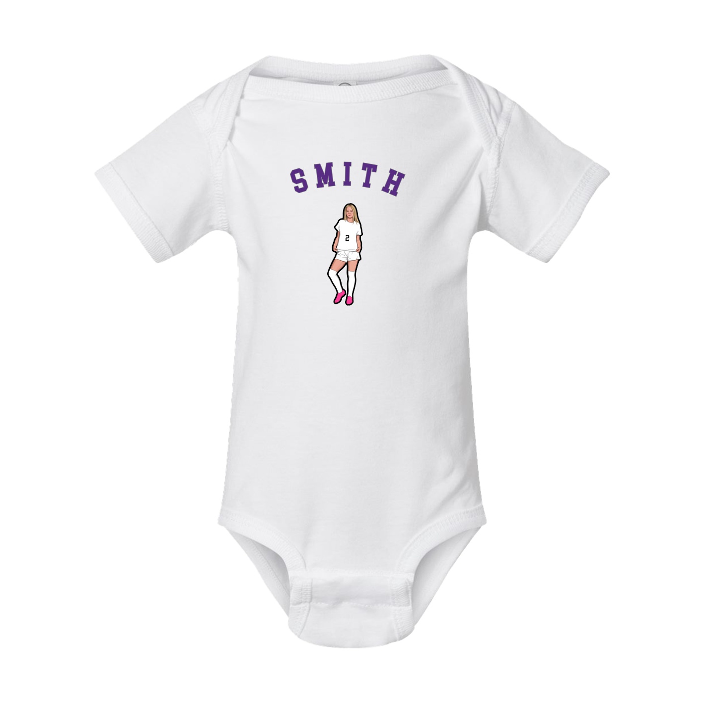 Baby Onesie — Shirsey Arch in White
