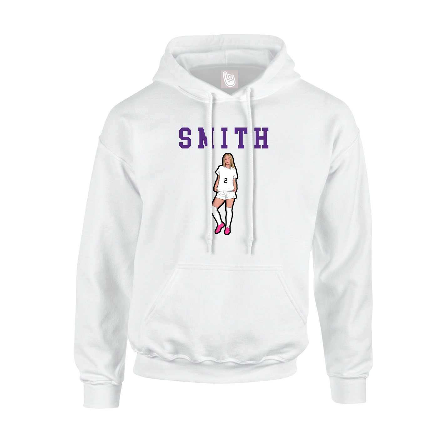 Youth Hoodie — Shirsey in White