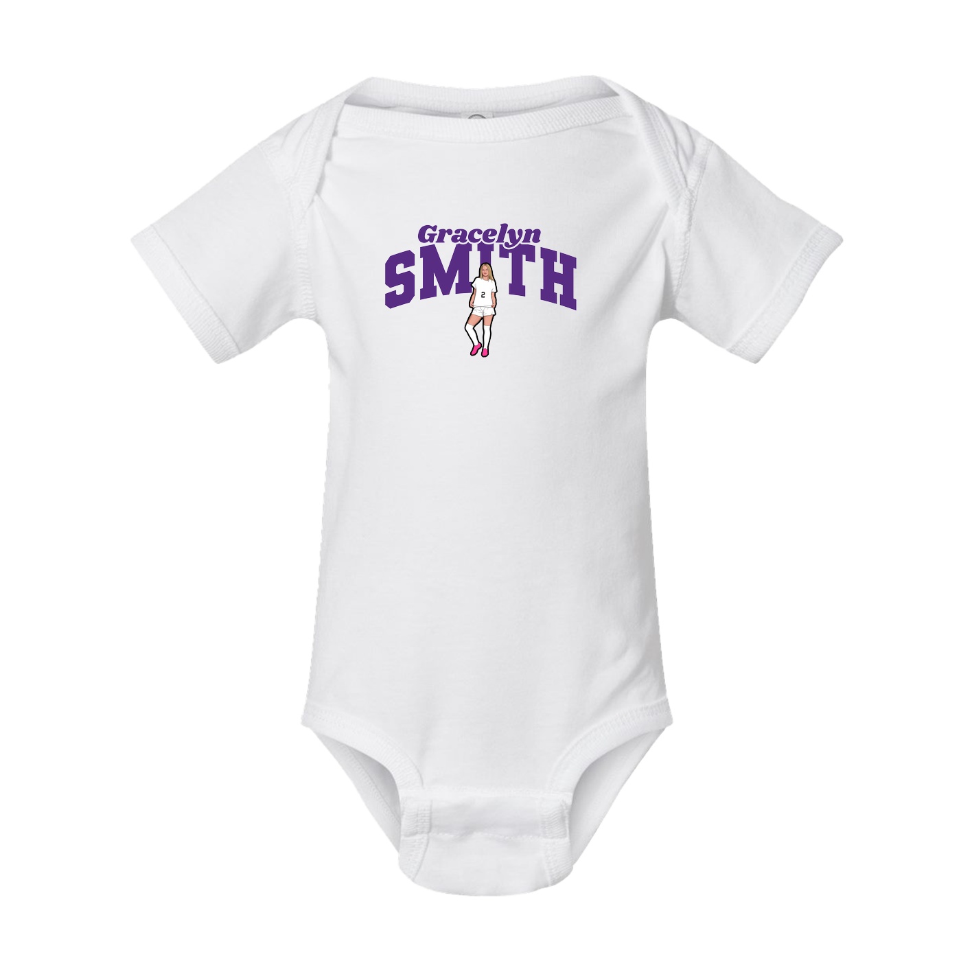Baby Onesie — Signature Arch in White