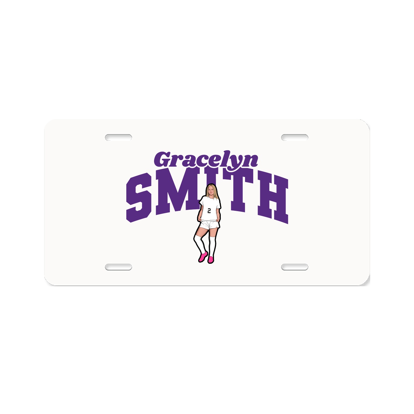 License Plate — Signature Arch in Classic