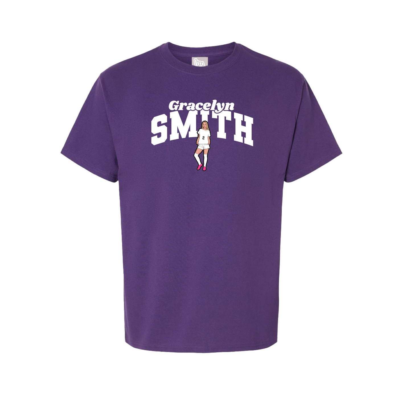 Tee — Signature Arch in Purple