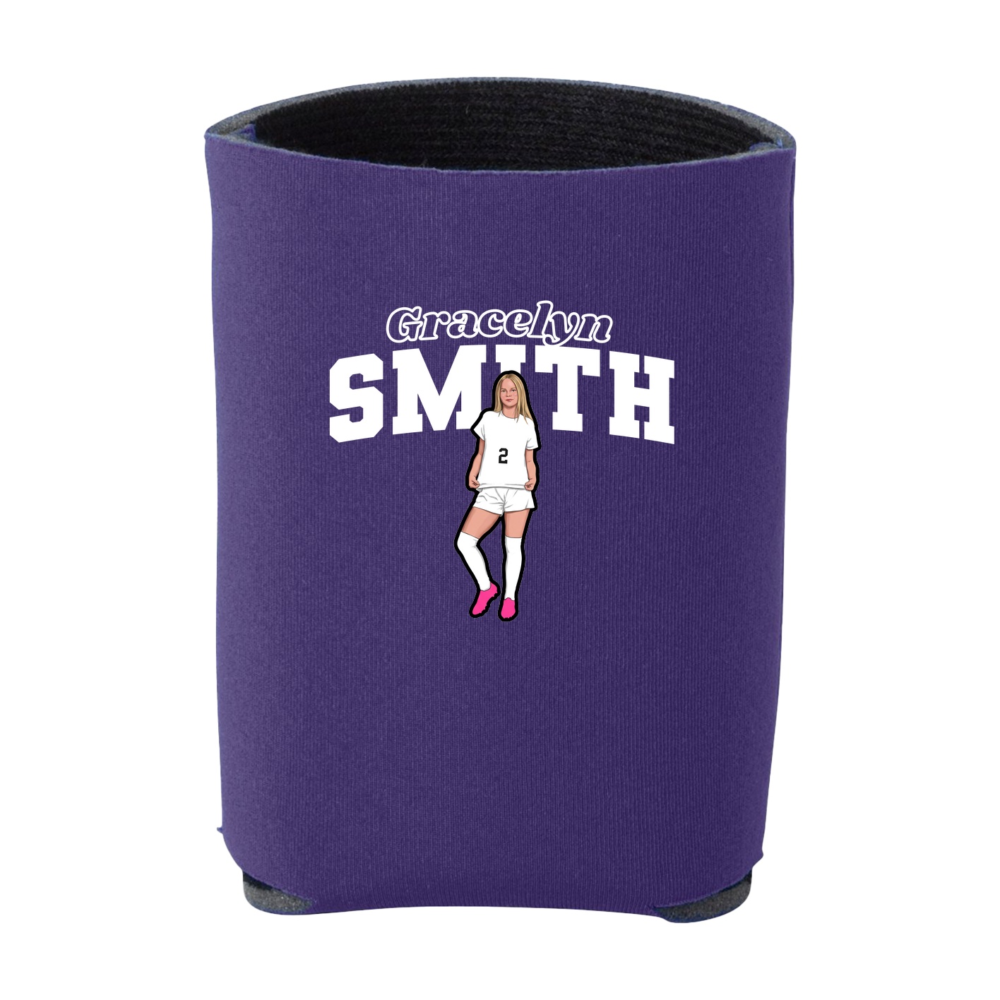 Can Holder — Name Arch in Purple