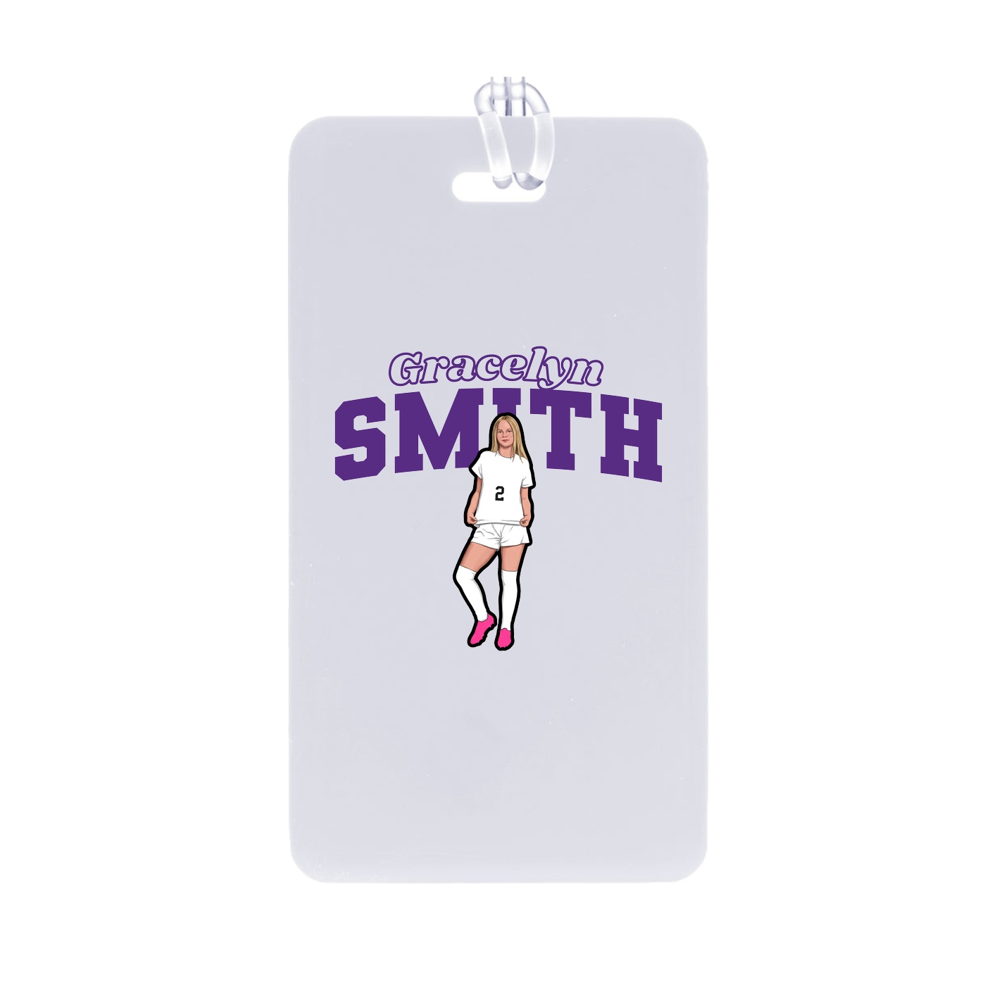 Bag Tag — Name Arch in Classic