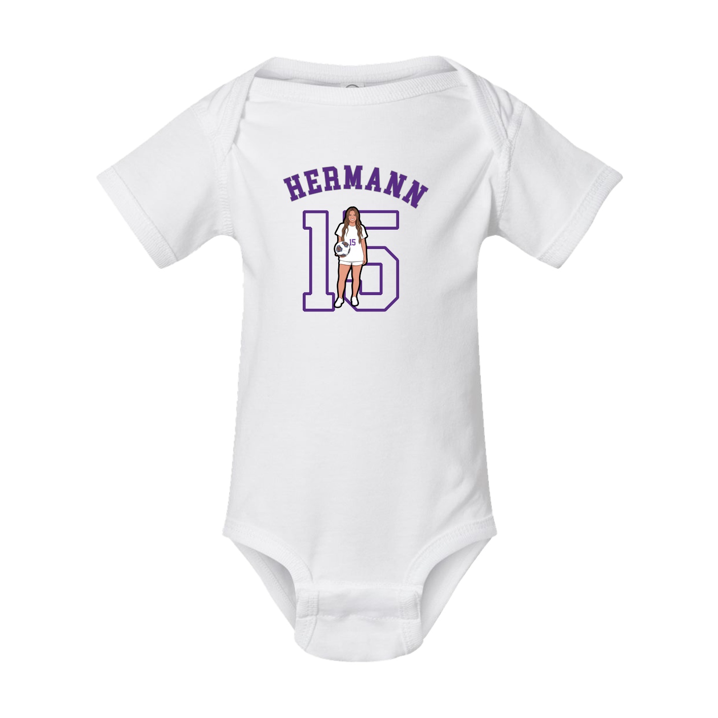 Baby Onesie — Shirsey Arch in White