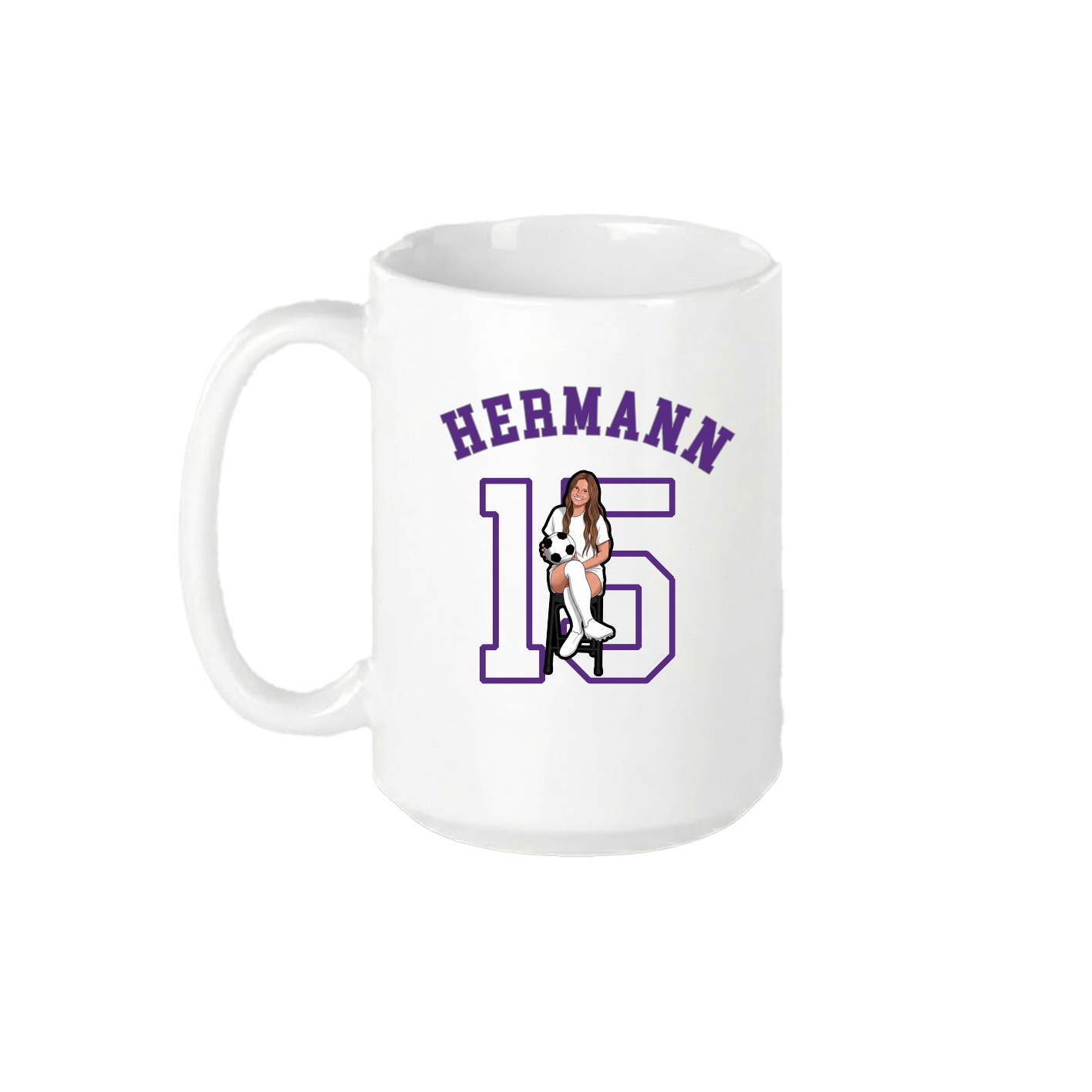 15oz Coffee Mug — Shirsey Arch in White