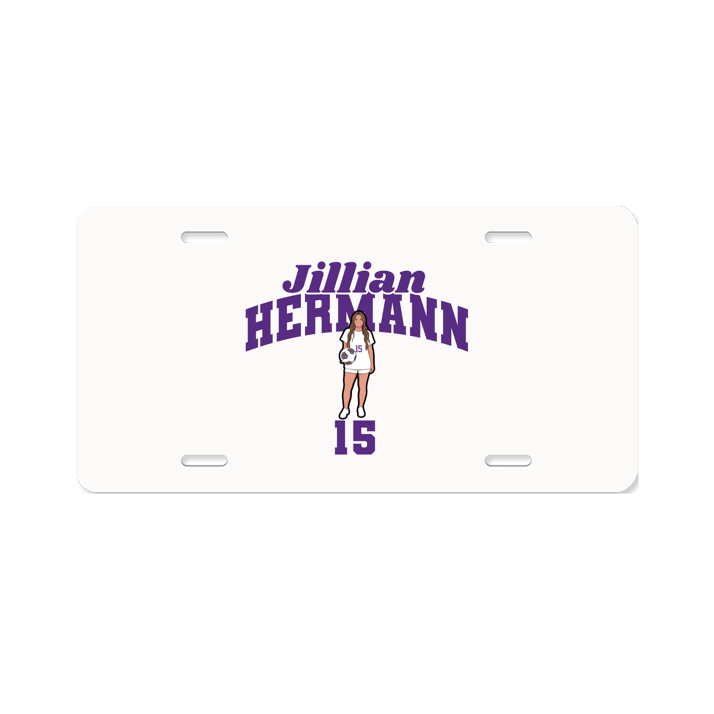 License Plate — Signature Arch in Classic