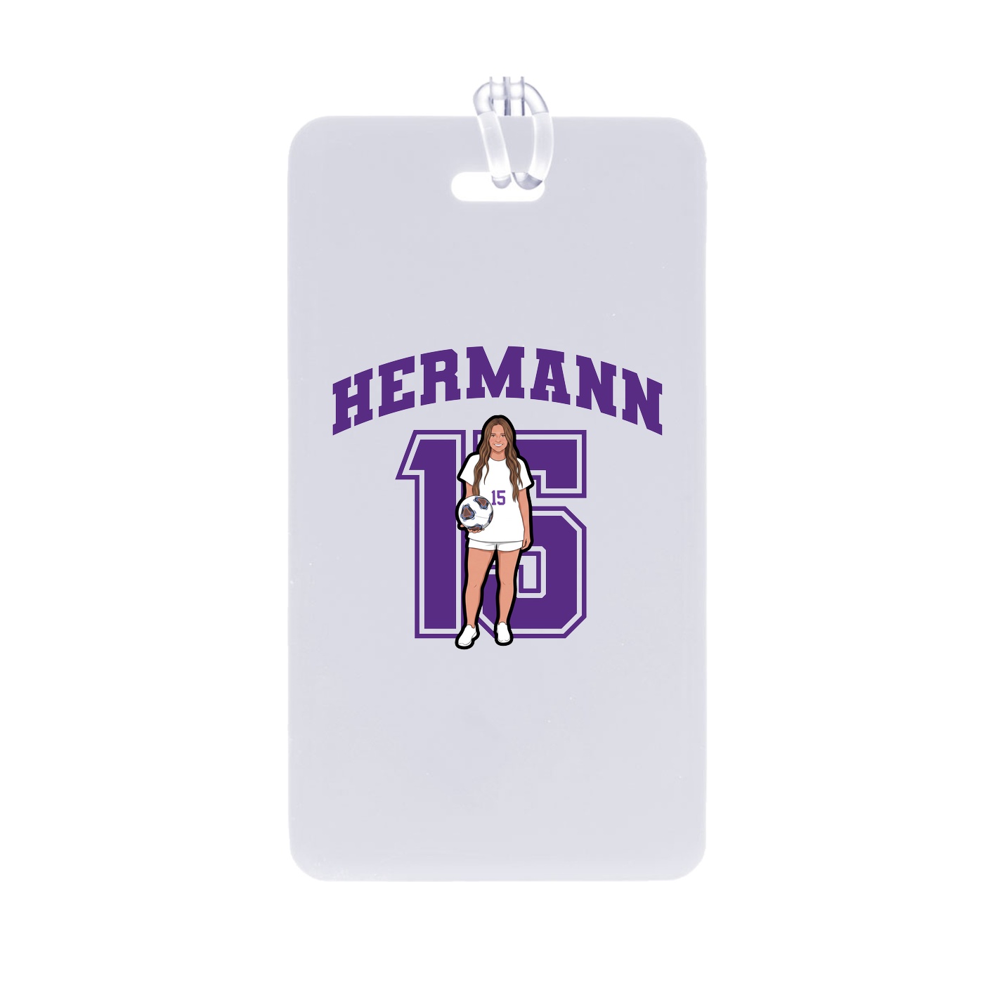 Bag Tag — Number in Classic