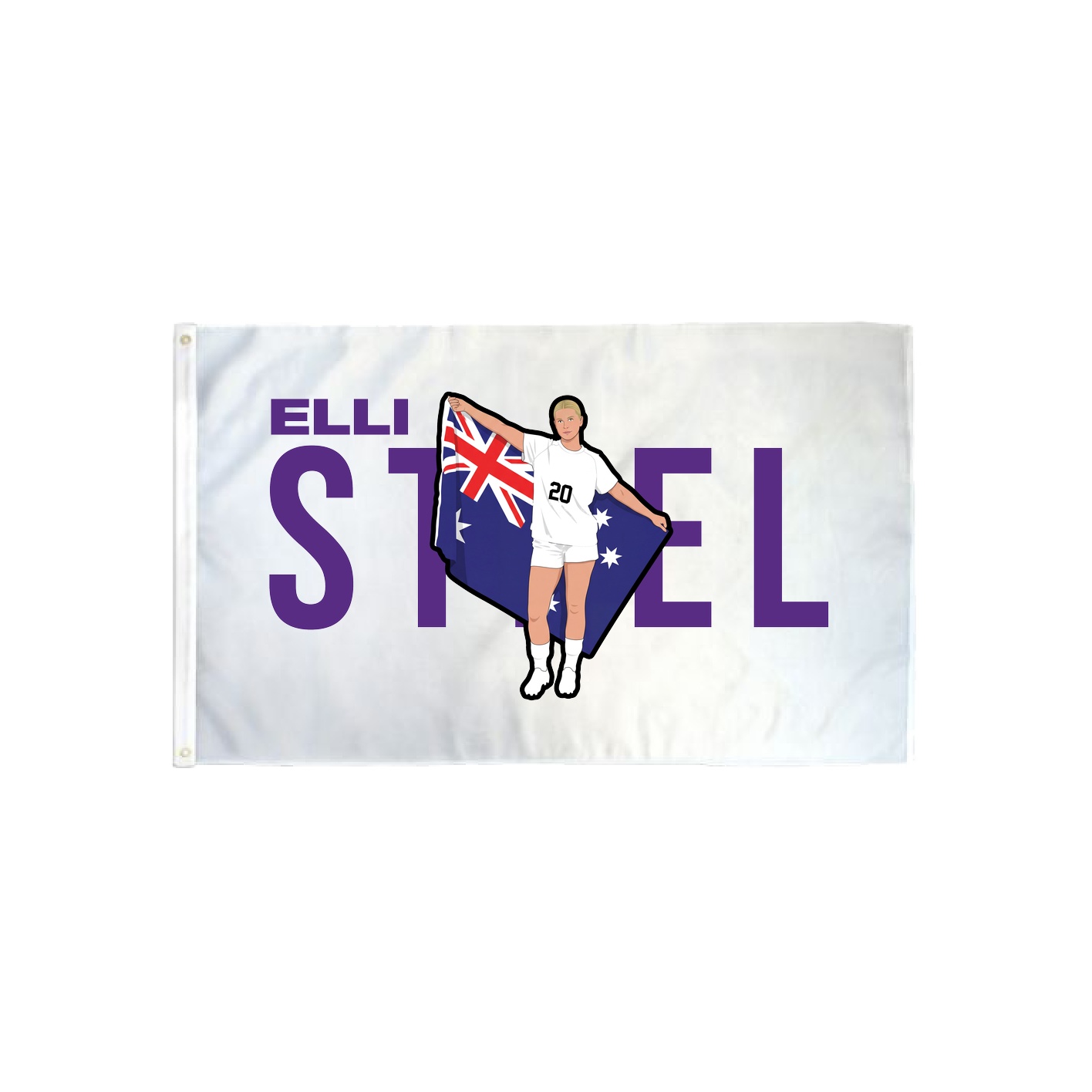 3x5 Flag — Player Name in Classic