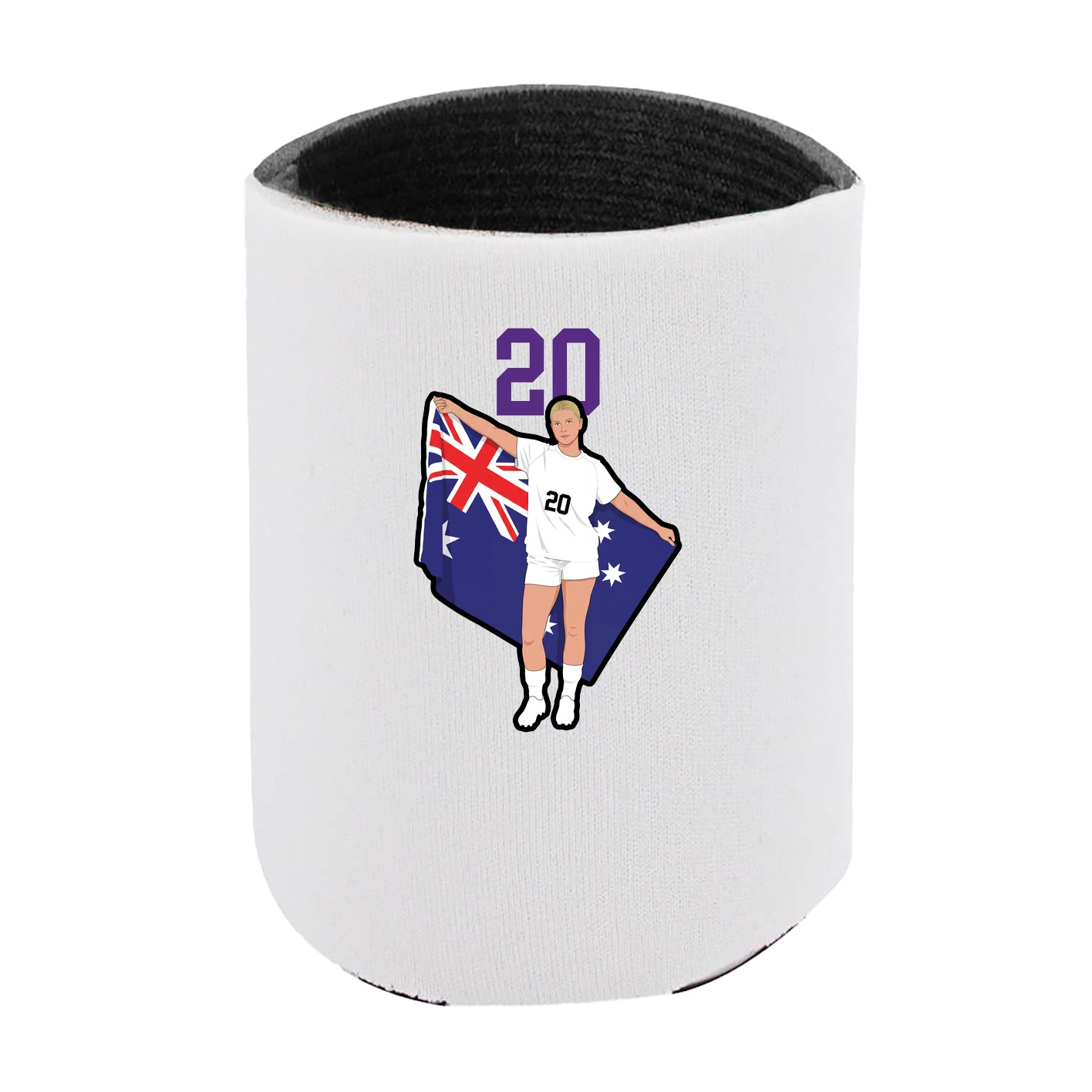 Can Holder — Number Top in White