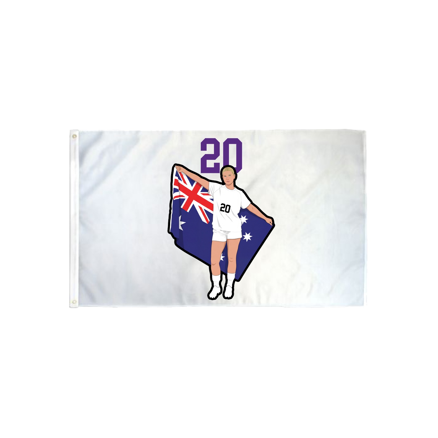 3x5 Flag — Number Top in Classic