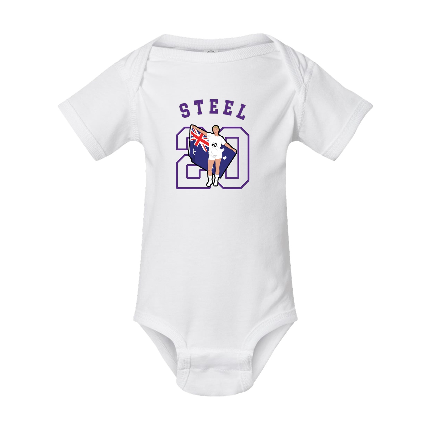 Baby Onesie — Shirsey Arch in White