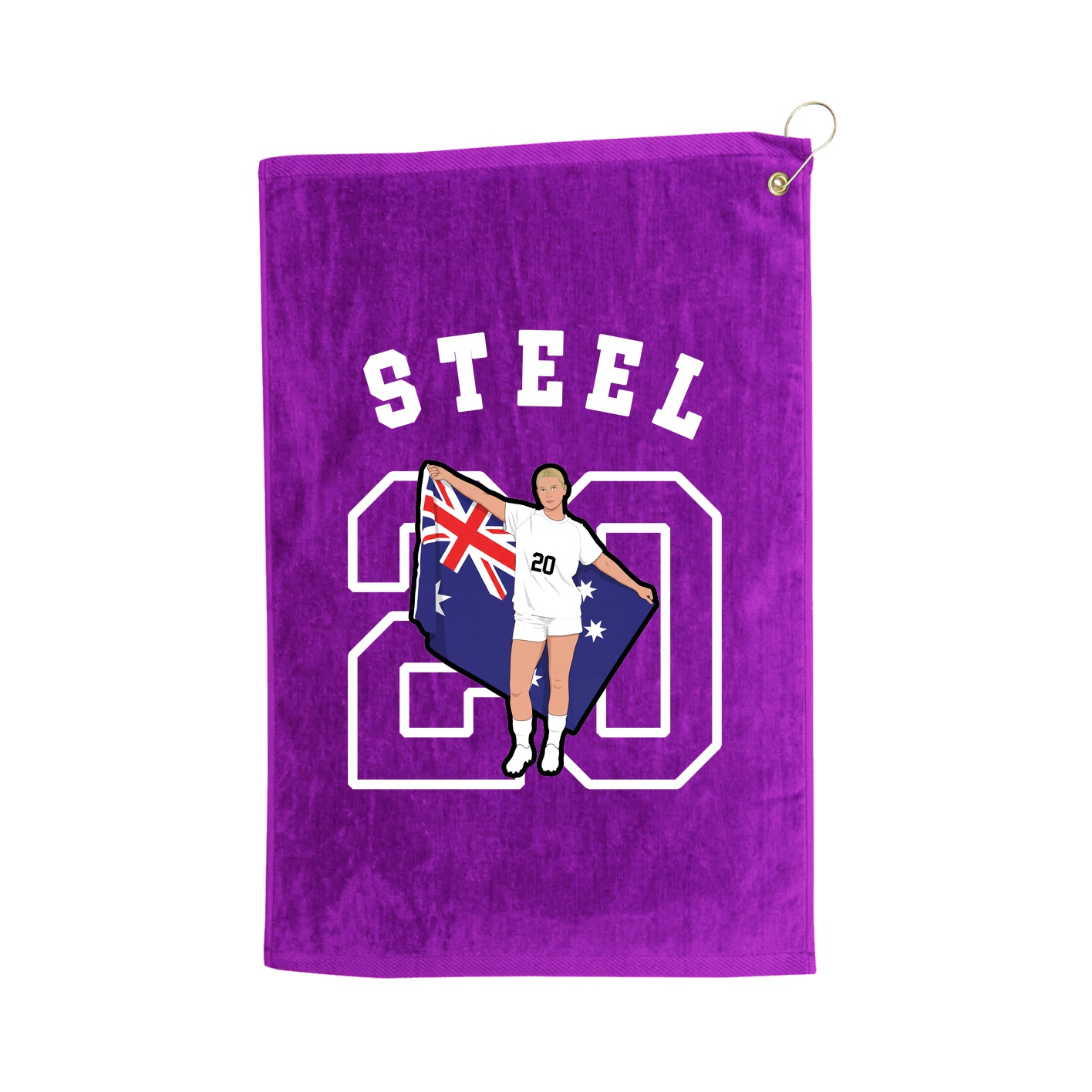 Golf Towel — Shirsey Arch in Purple