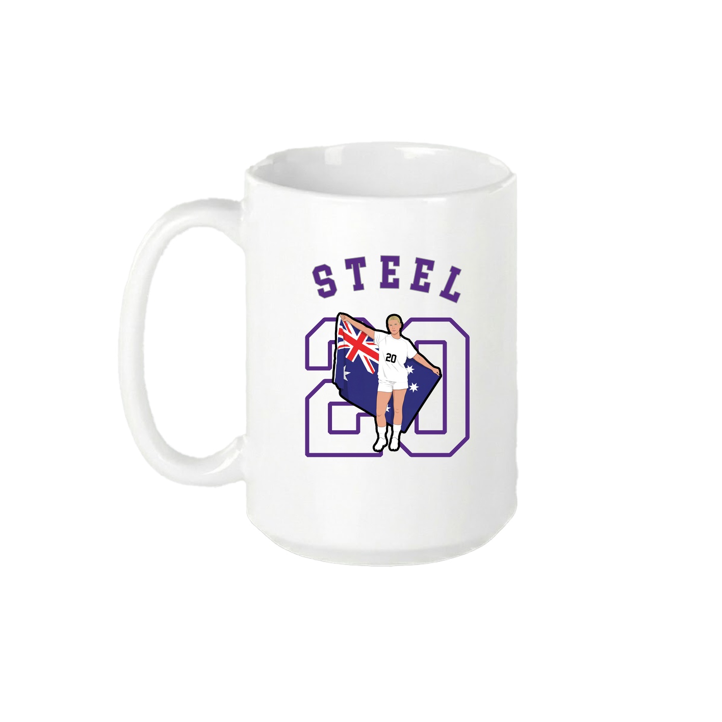 15oz Coffee Mug — Shirsey Arch in White