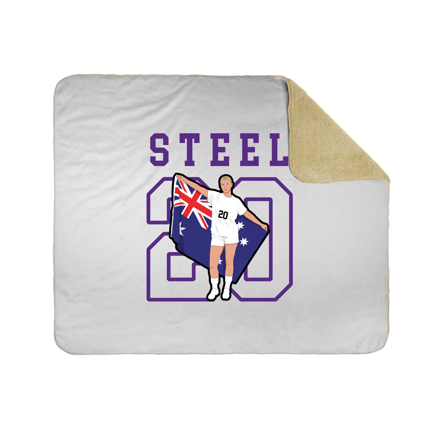 Throw Blanket — Shirsey in White