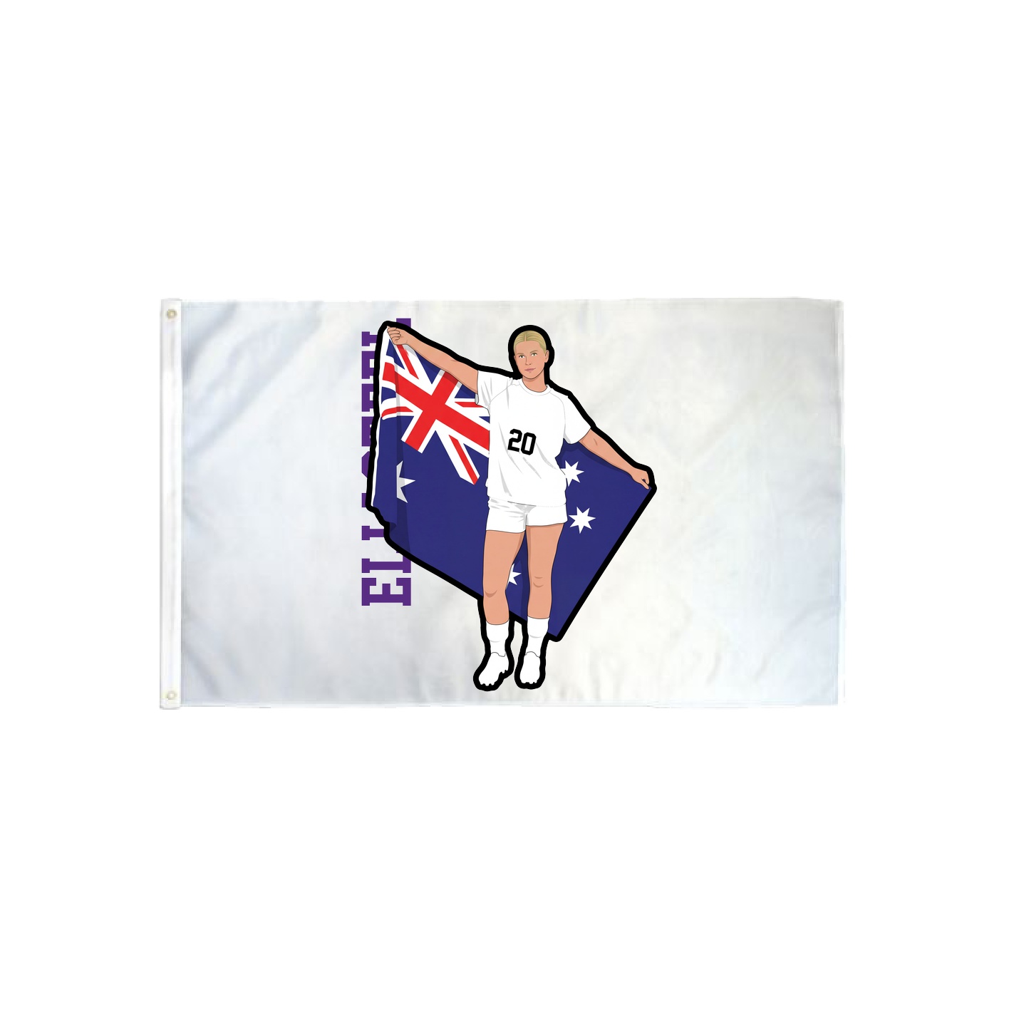 3x5 Flag — Name Vertical in Classic