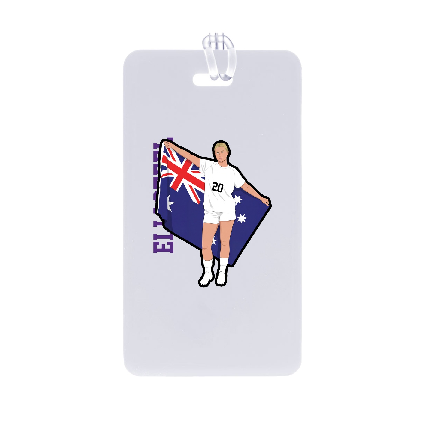 Bag Tag — Name Vertical in Classic