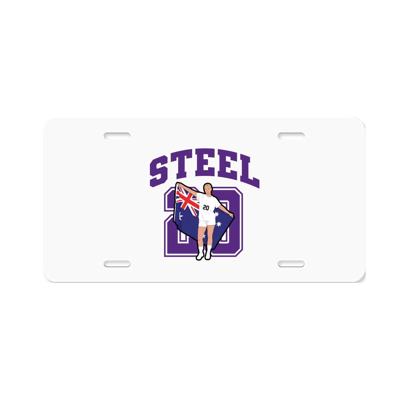 License Plate — Number in Classic