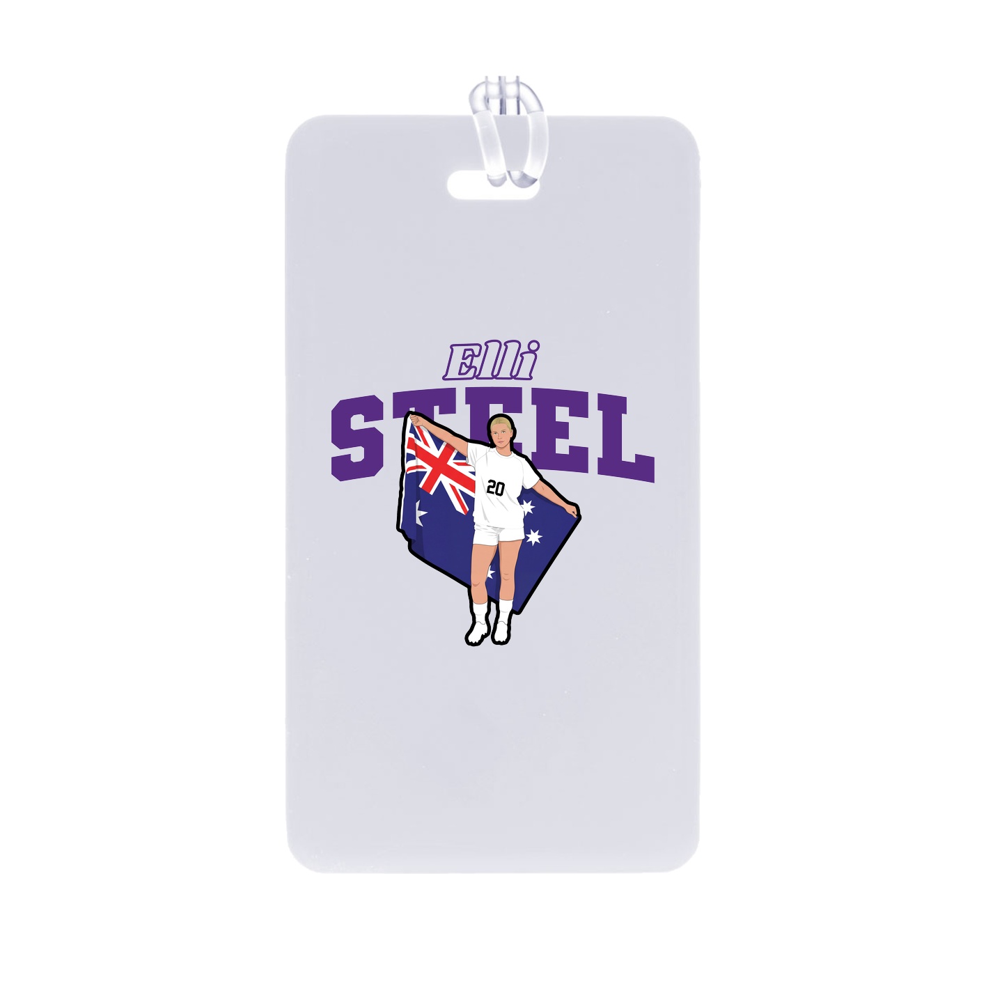 Bag Tag — Name Arch in Classic