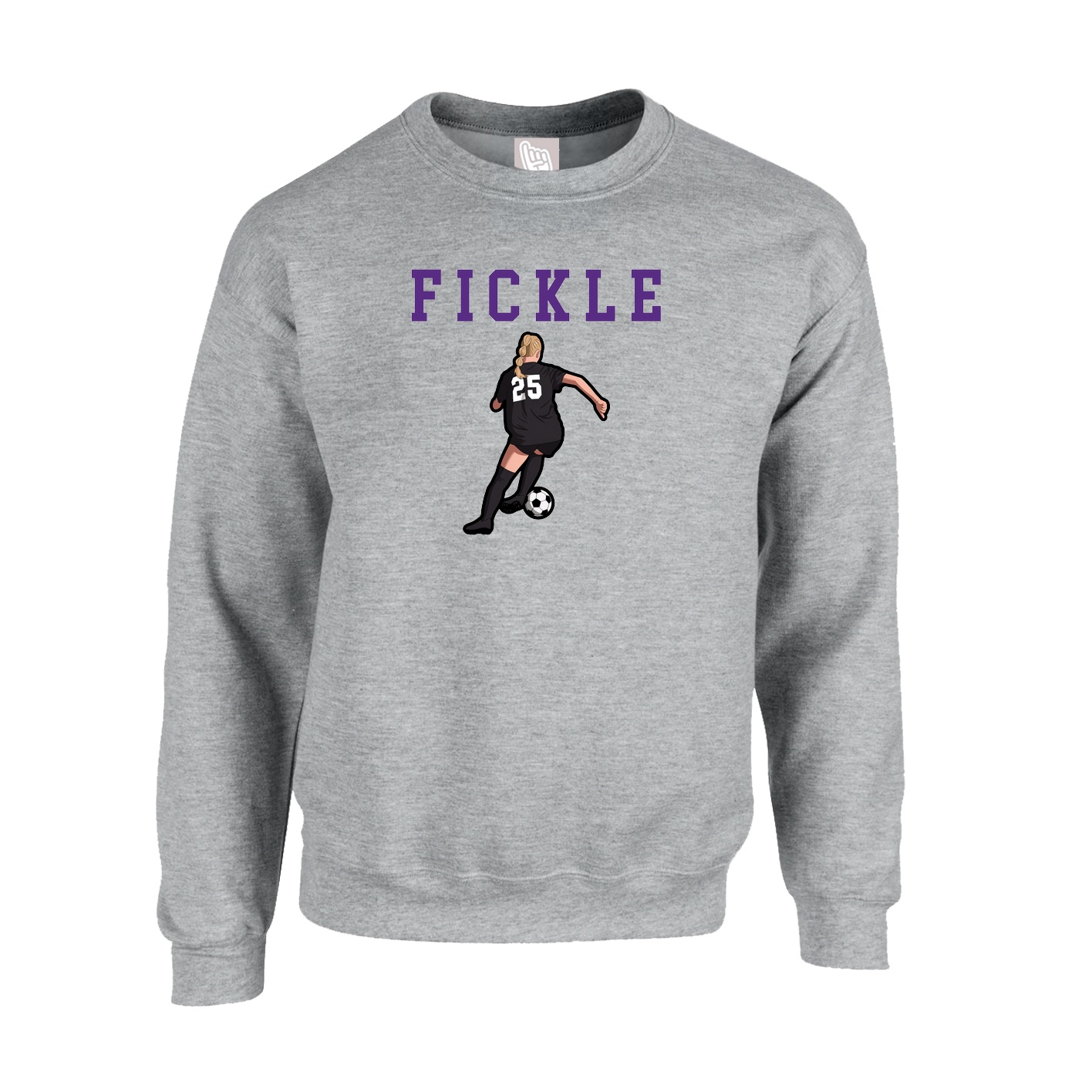 Fleece Crew — Shirsey in Grey